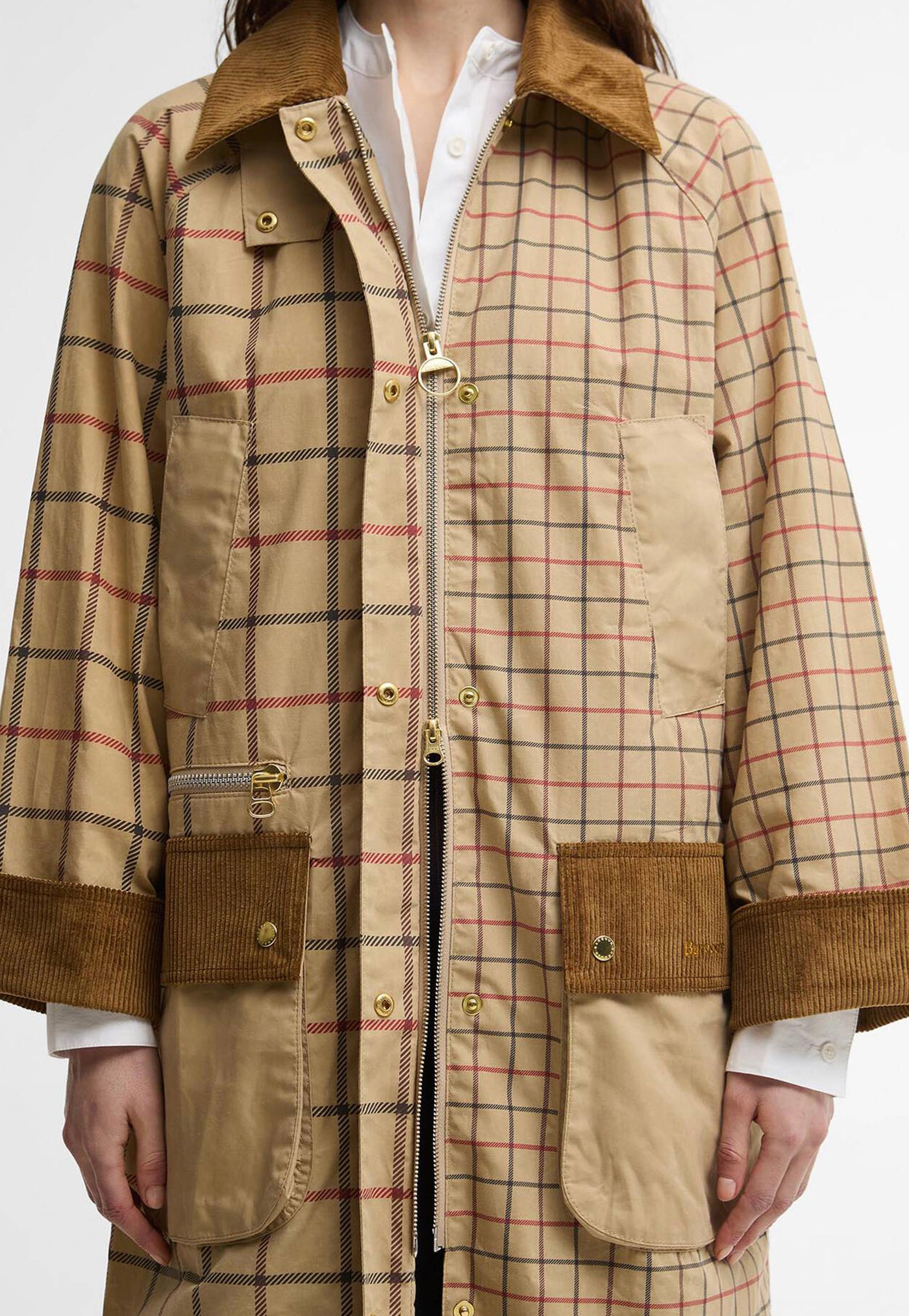 Hollington Check Casual Jacket - Beige Tattersall