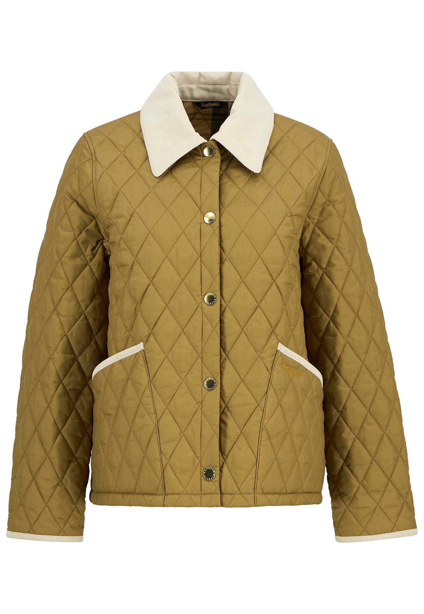 Icons Cropped Liddesdale Quilted Jacket -Sand/Pearl