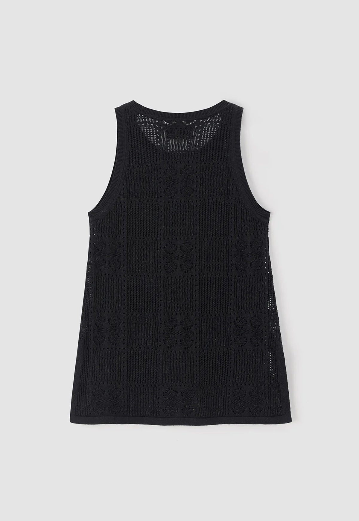 340 Guipure Tank - Black Star