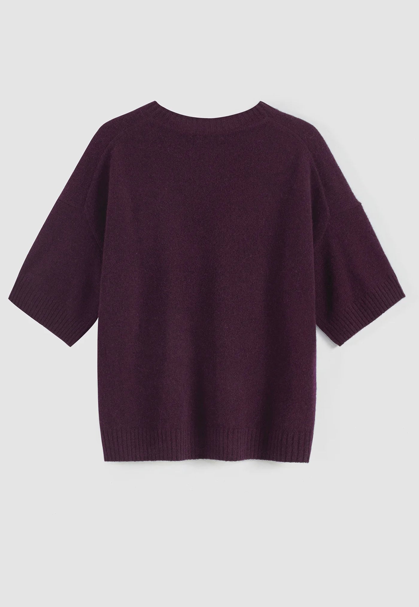 273 Cashmere Featherlight Tee - Merlot