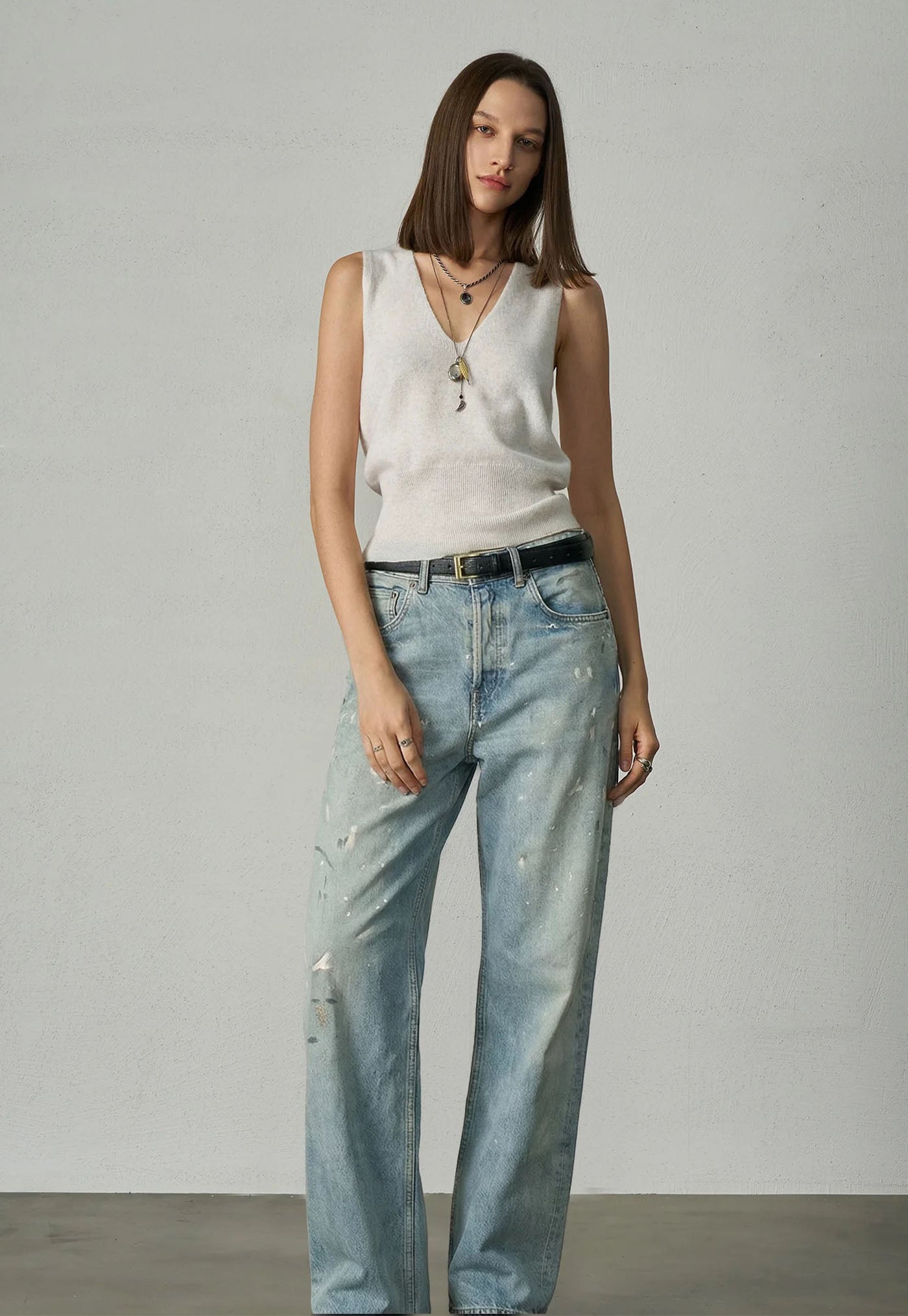 N.180 Cashmere Classic Tank - Terry