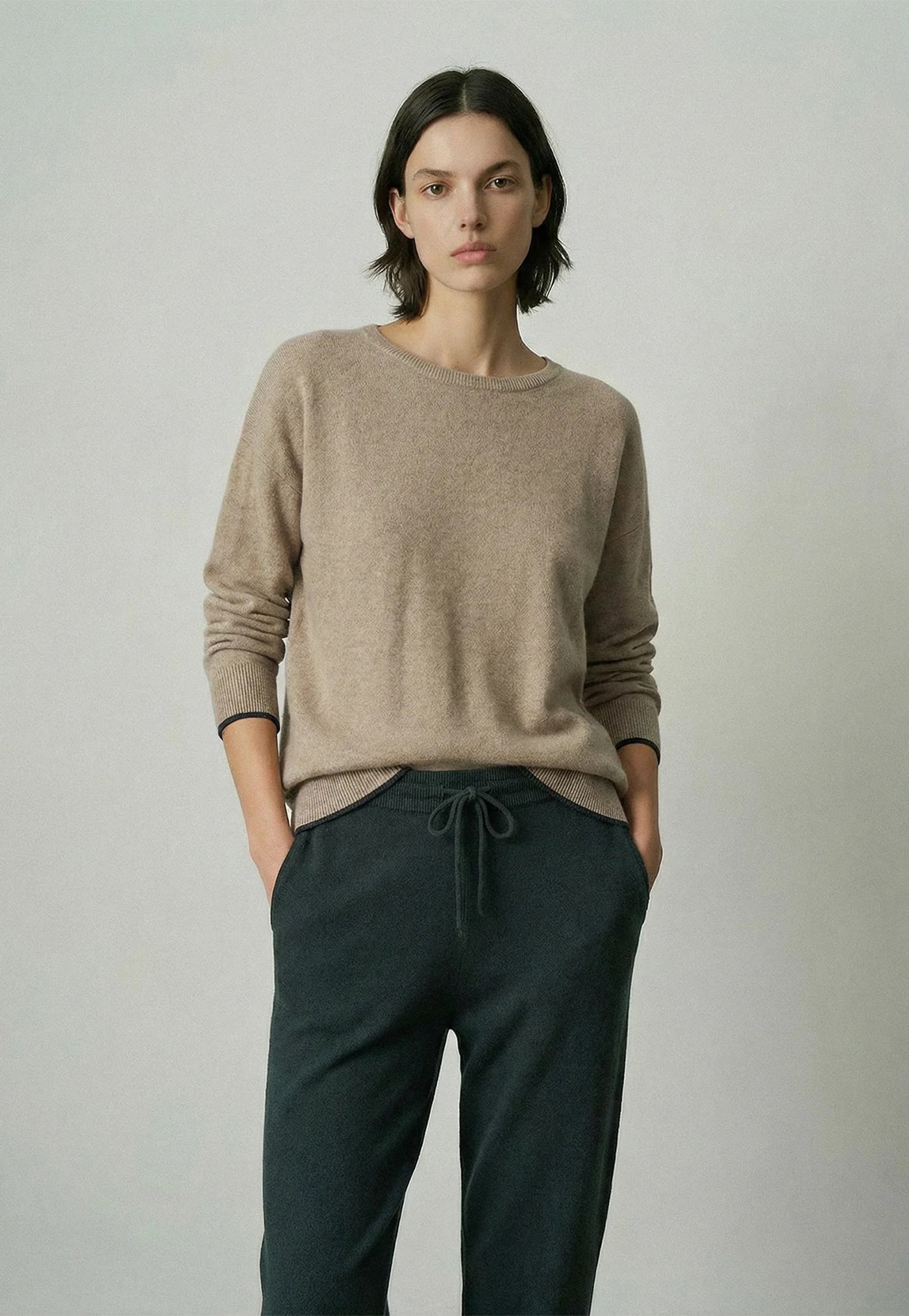 N.375 Cashmere Blend Weekend Sweater - Stable