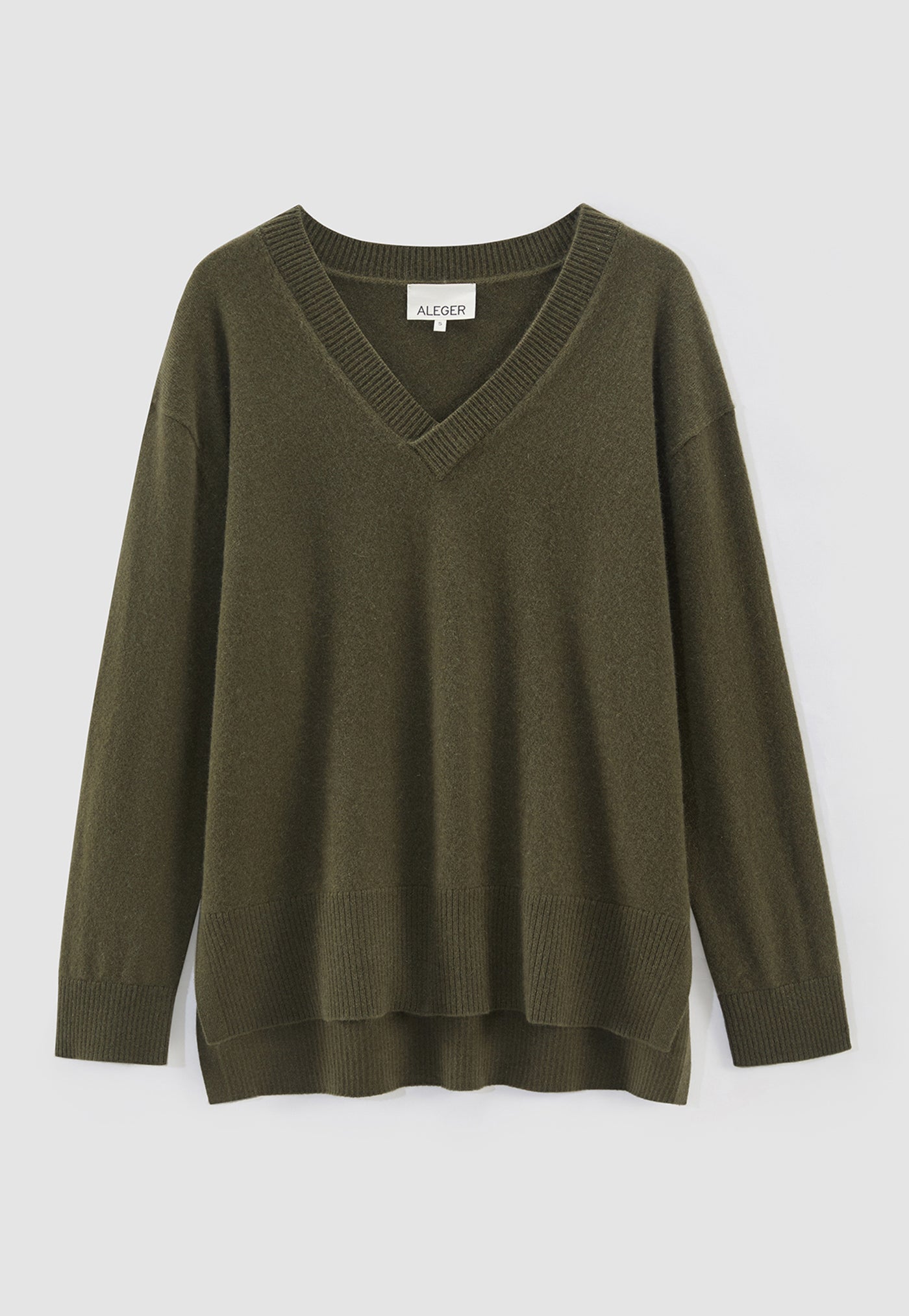 N.494 Cashmere Gorgeous V - Olive