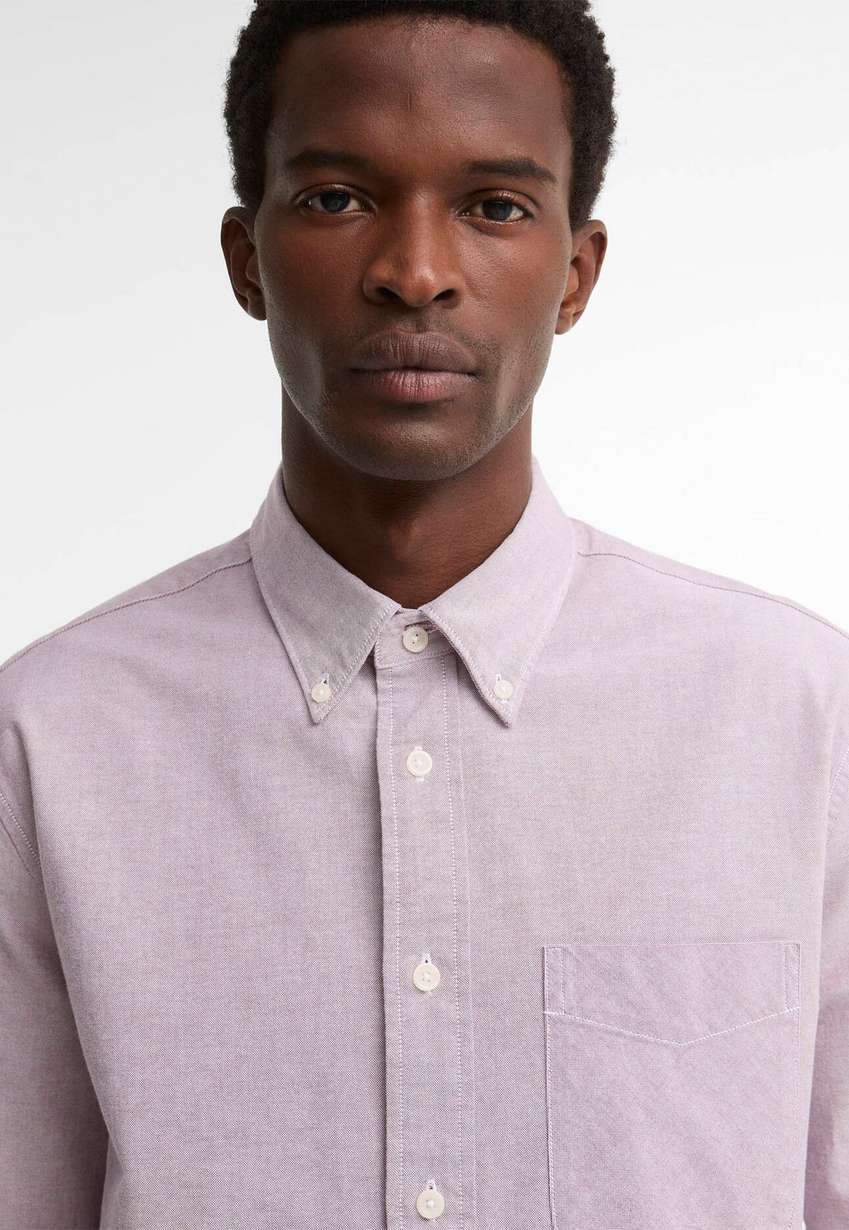 Men's Authentic Oxford Shirt - Dark Red