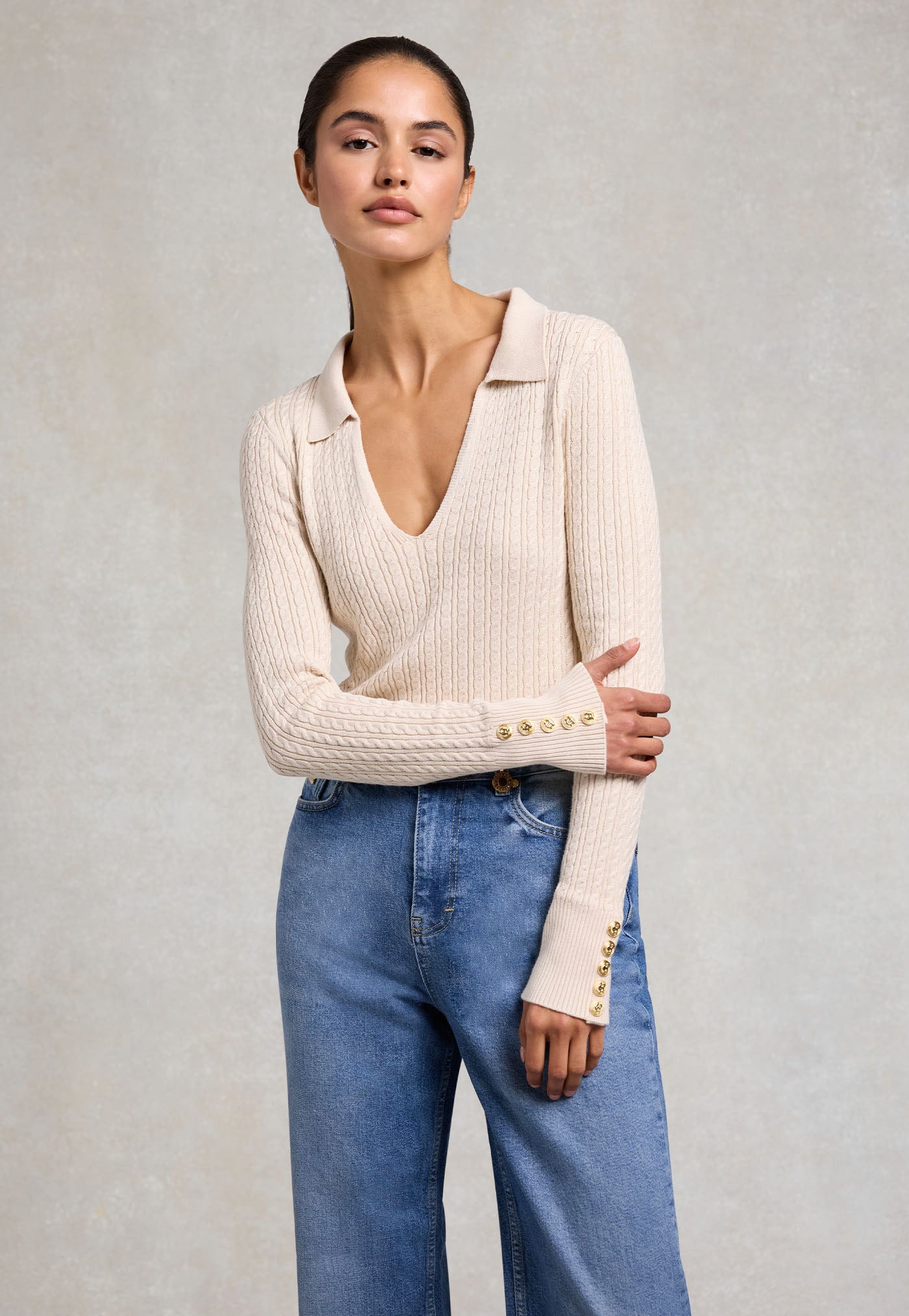 Ava Knit - Almond