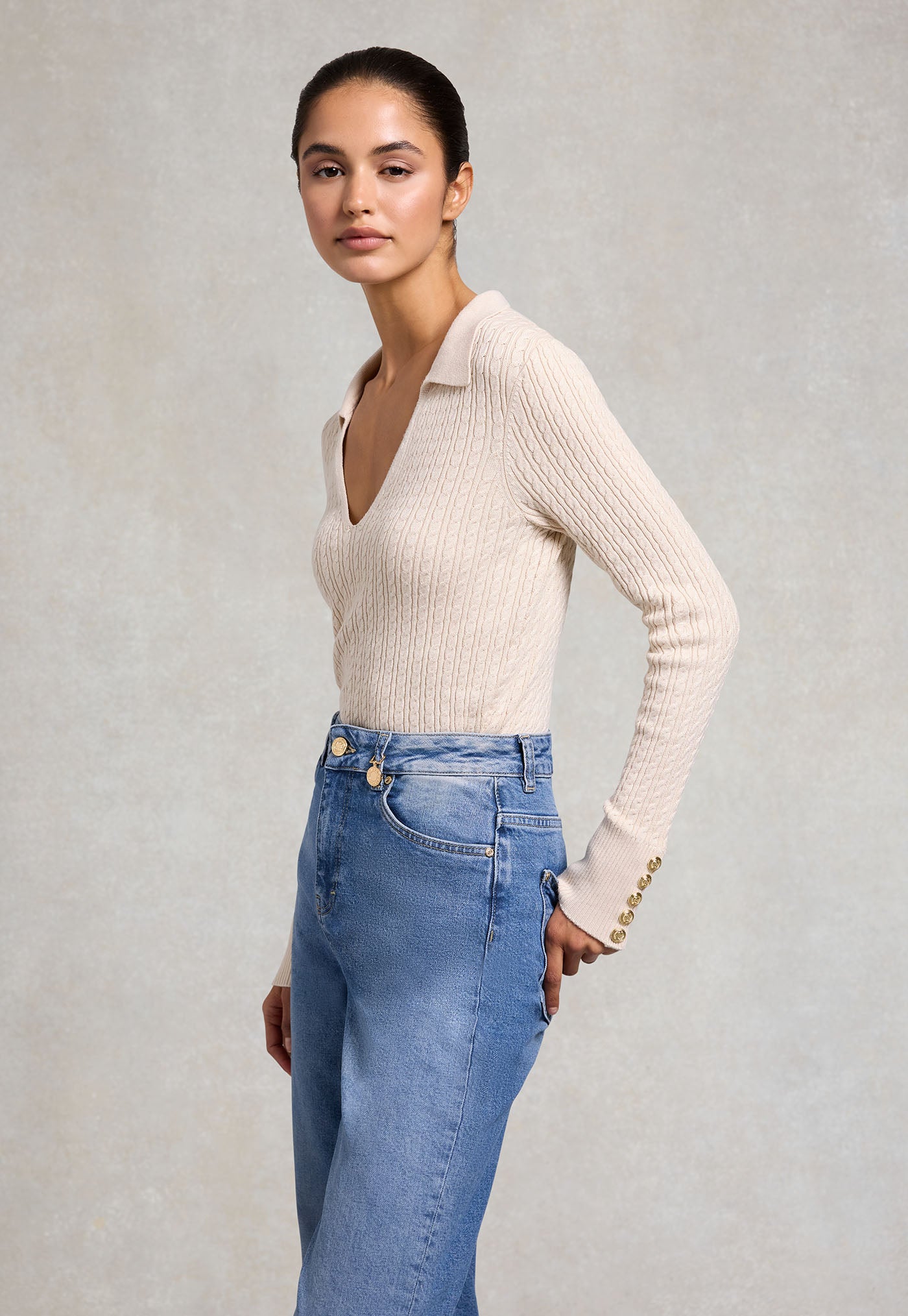 Ava Knit - Almond