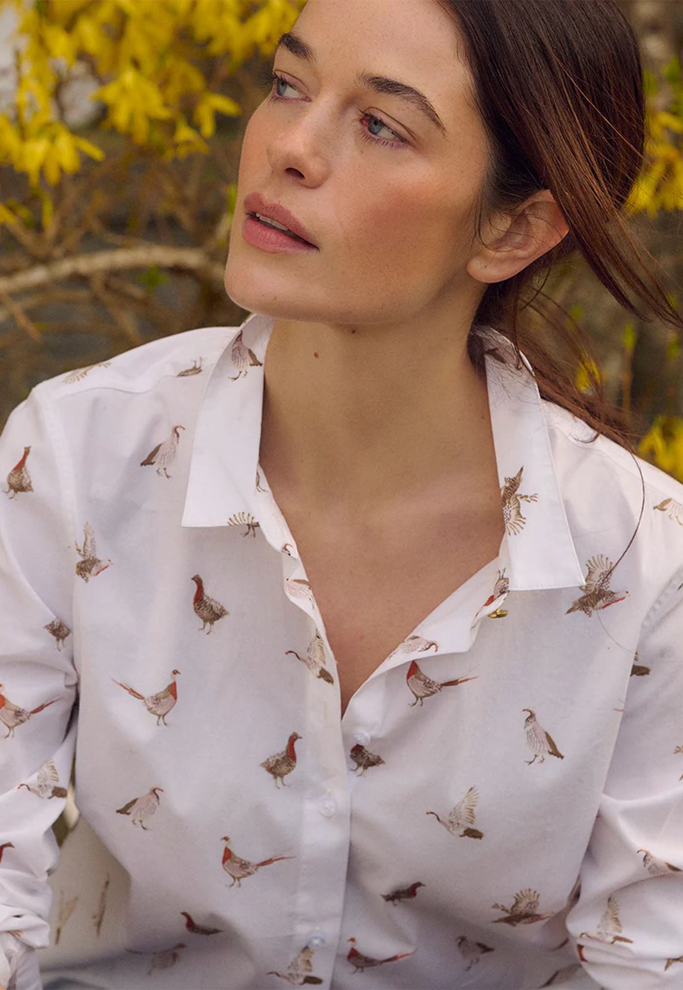 Brambles Shirt - Bird Print