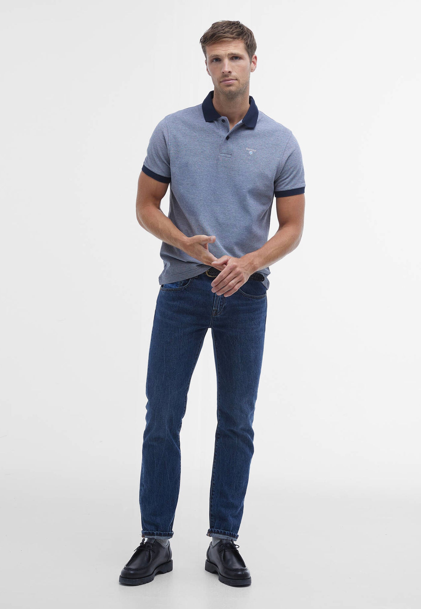 Essential Sports Mix Polo Shirt - Midnight