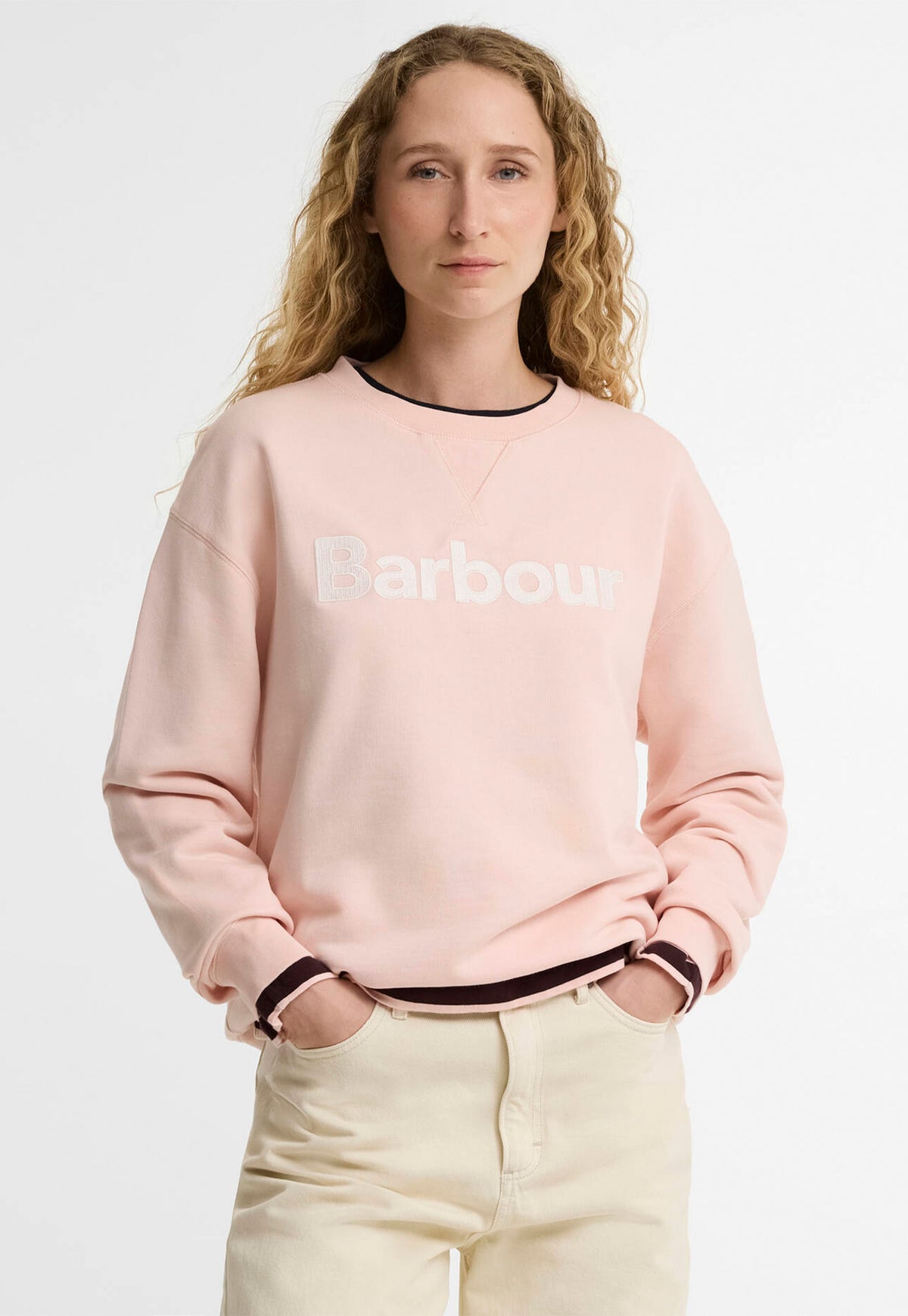 Hartland Crew Sweatshirt - Pink Blush