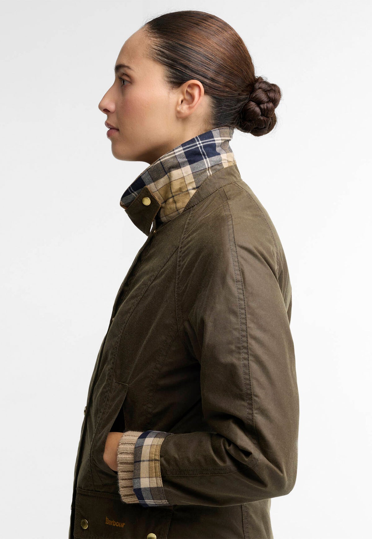 Icons Beadnell Wax Jacket - Beech/Birchwood