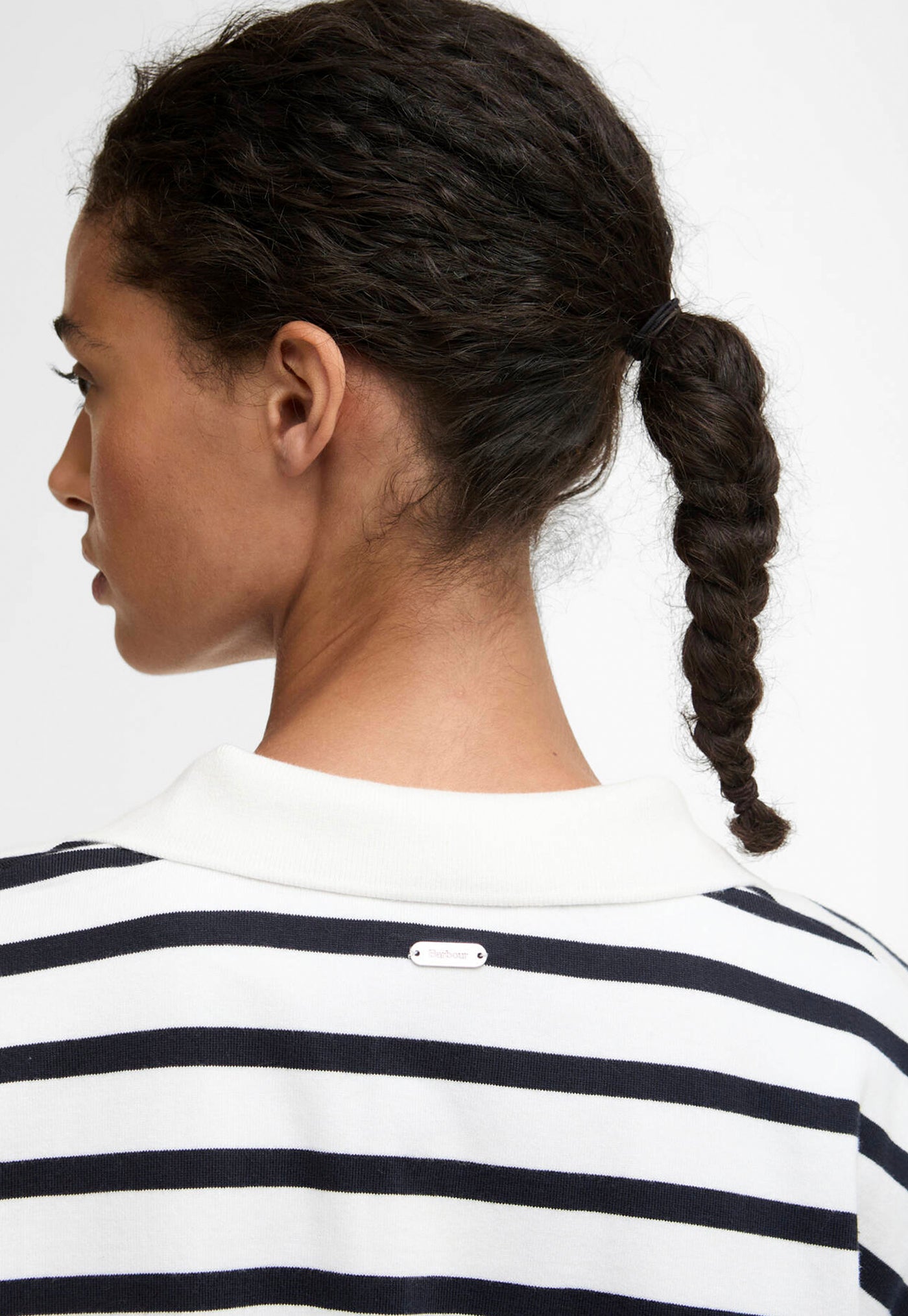 Inez Striped Top - Cloud/Dark