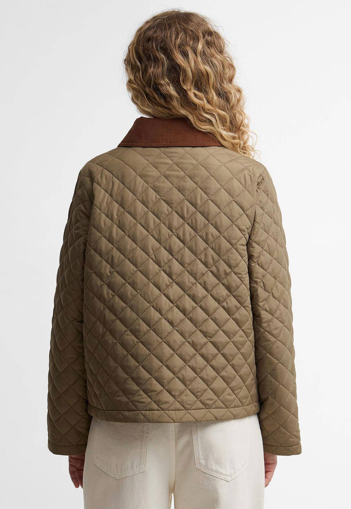 Aylesby Quilted Jacket - Dusky Green