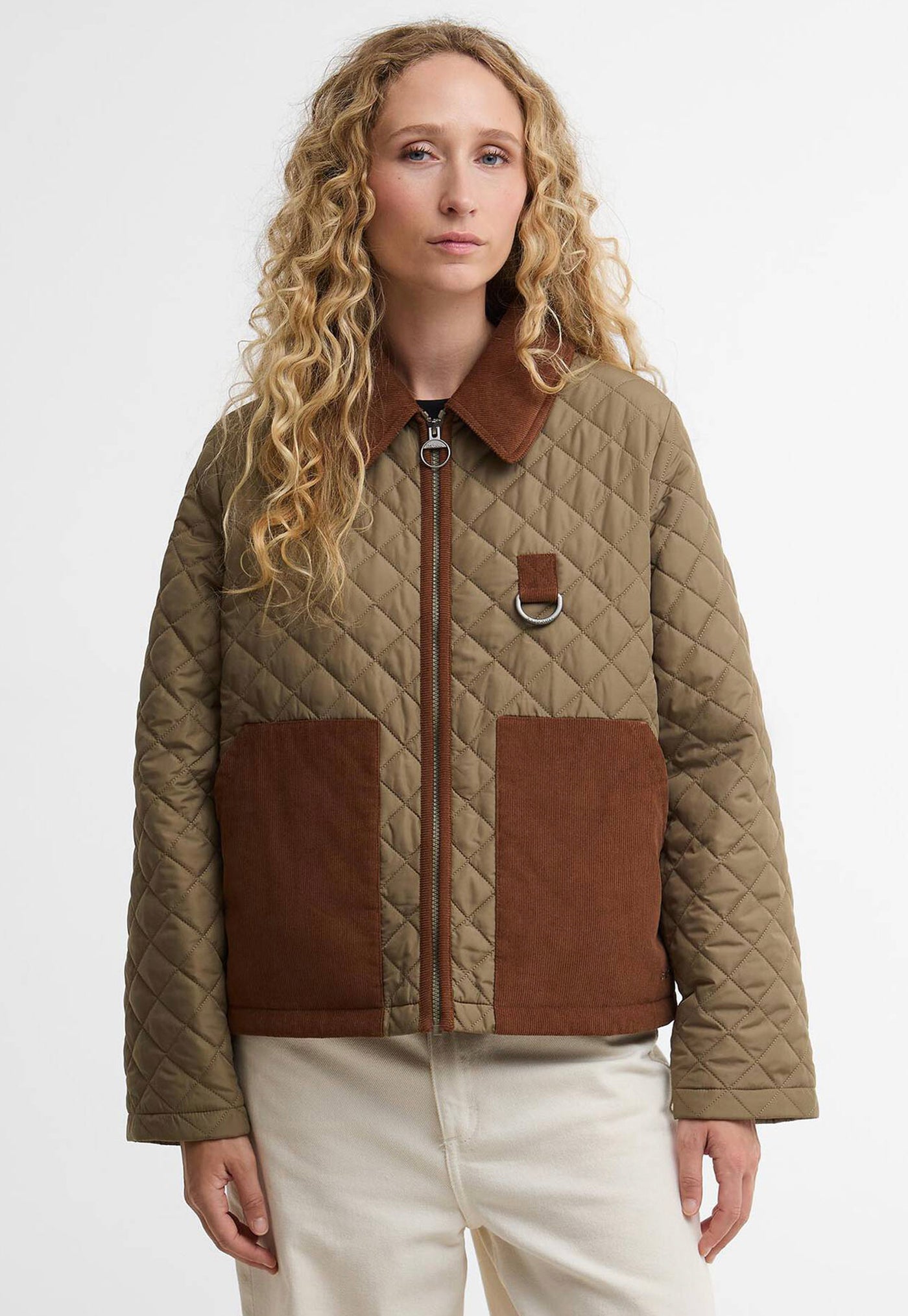 Aylesby Quilted Jacket - Dusky Green