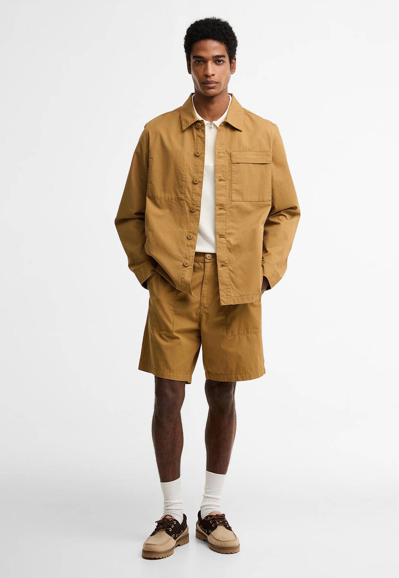 Sherburn Cotton Short - Camel