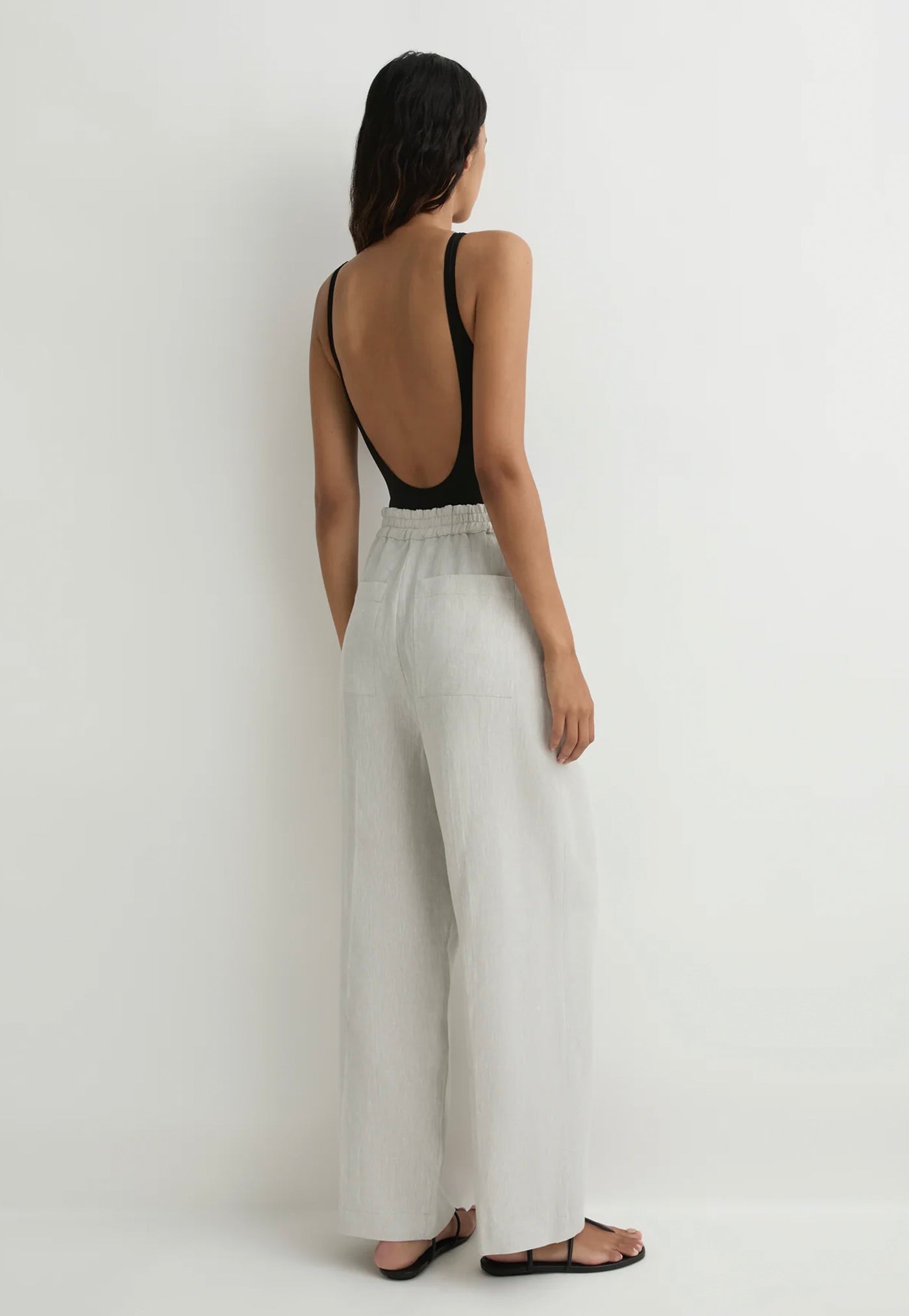 Delphi Pleat Pant - Dove