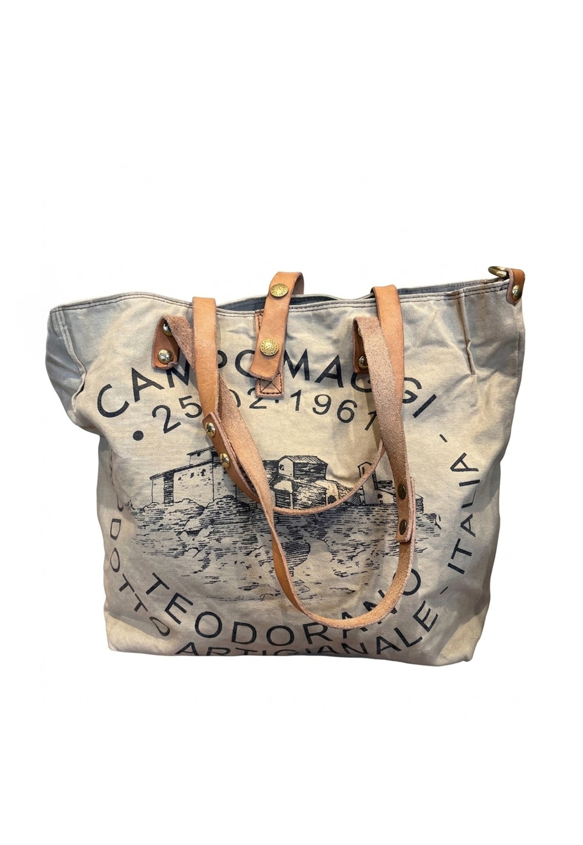 Teodorano Shopping Bag - Beige/Hazelnut