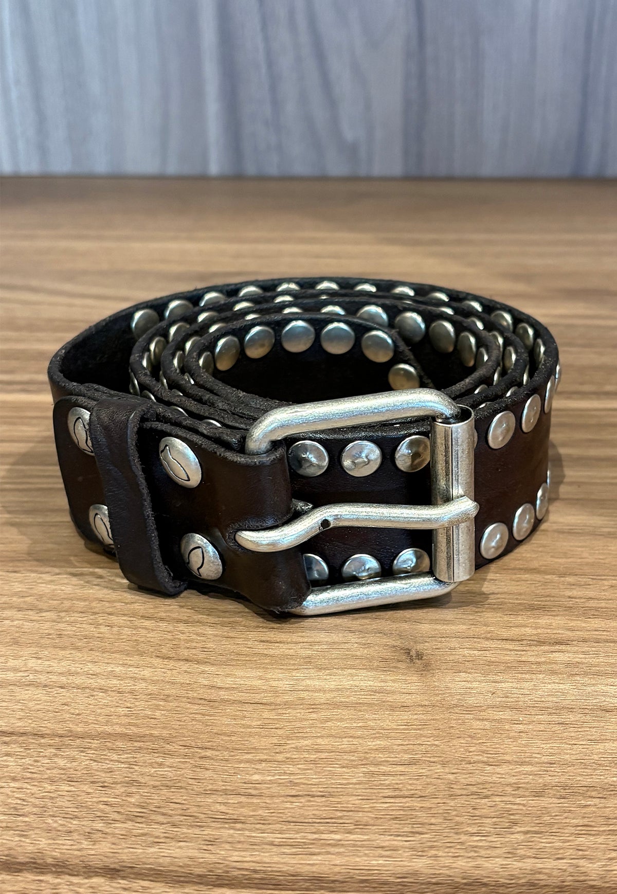 Studded Belt - Brown