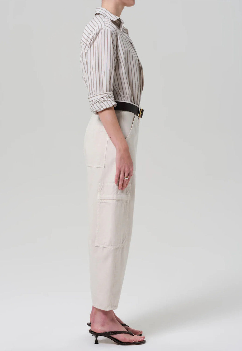 Marcelle Low Slung Cargo - Almondette