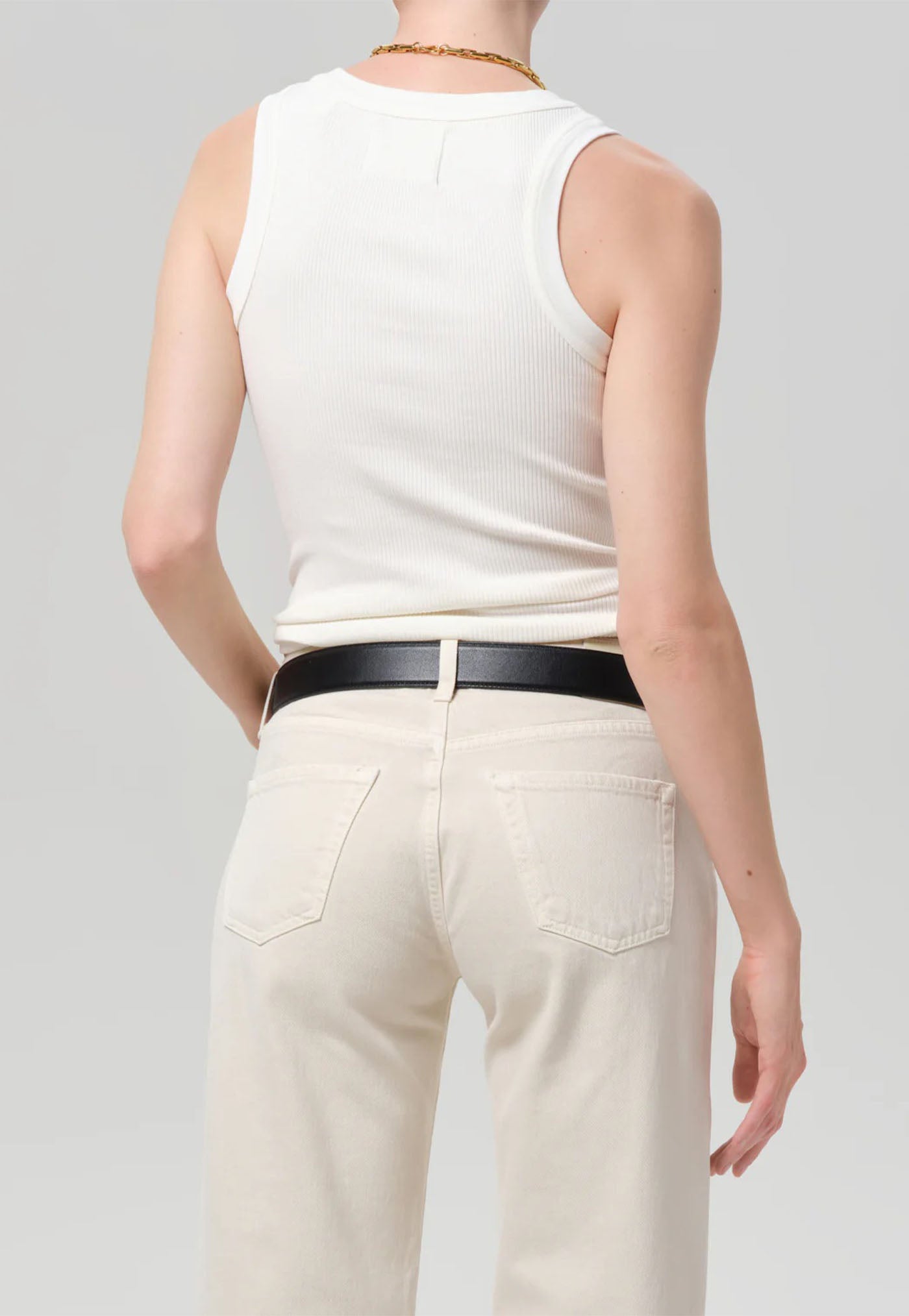 Isabel Rib Tank - Pashmina