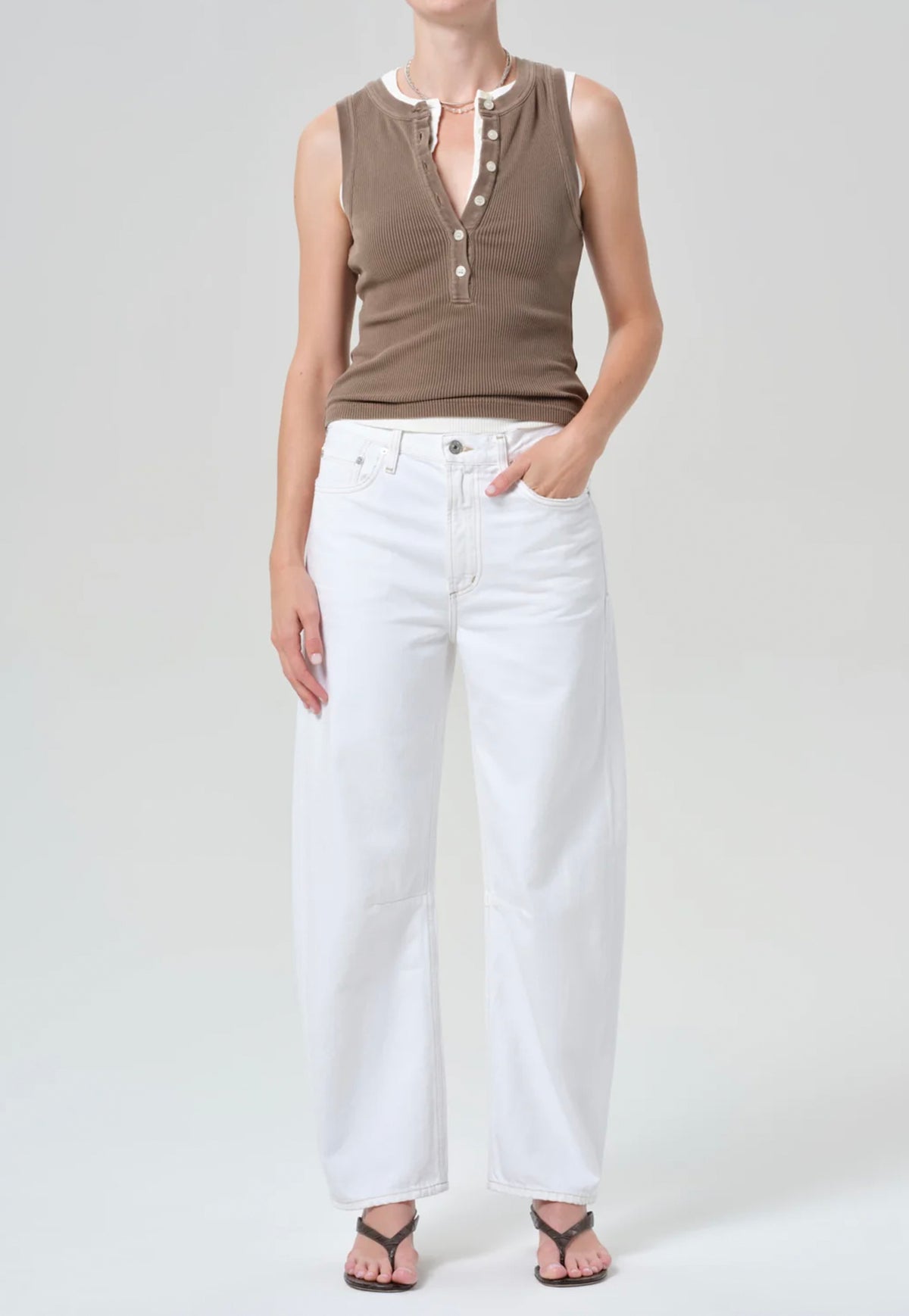 Miro Relaxed Jean - Soft White