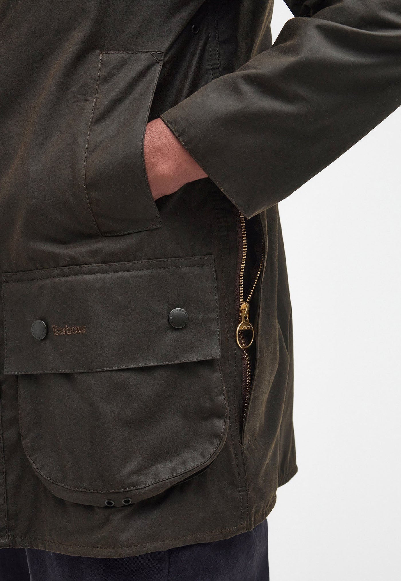 Classic Beaufort Wax Jacket - Olive
