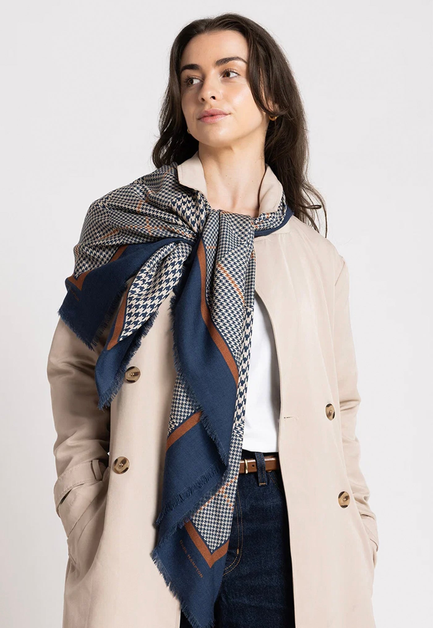 The Sutherland Wool Silk Scarf