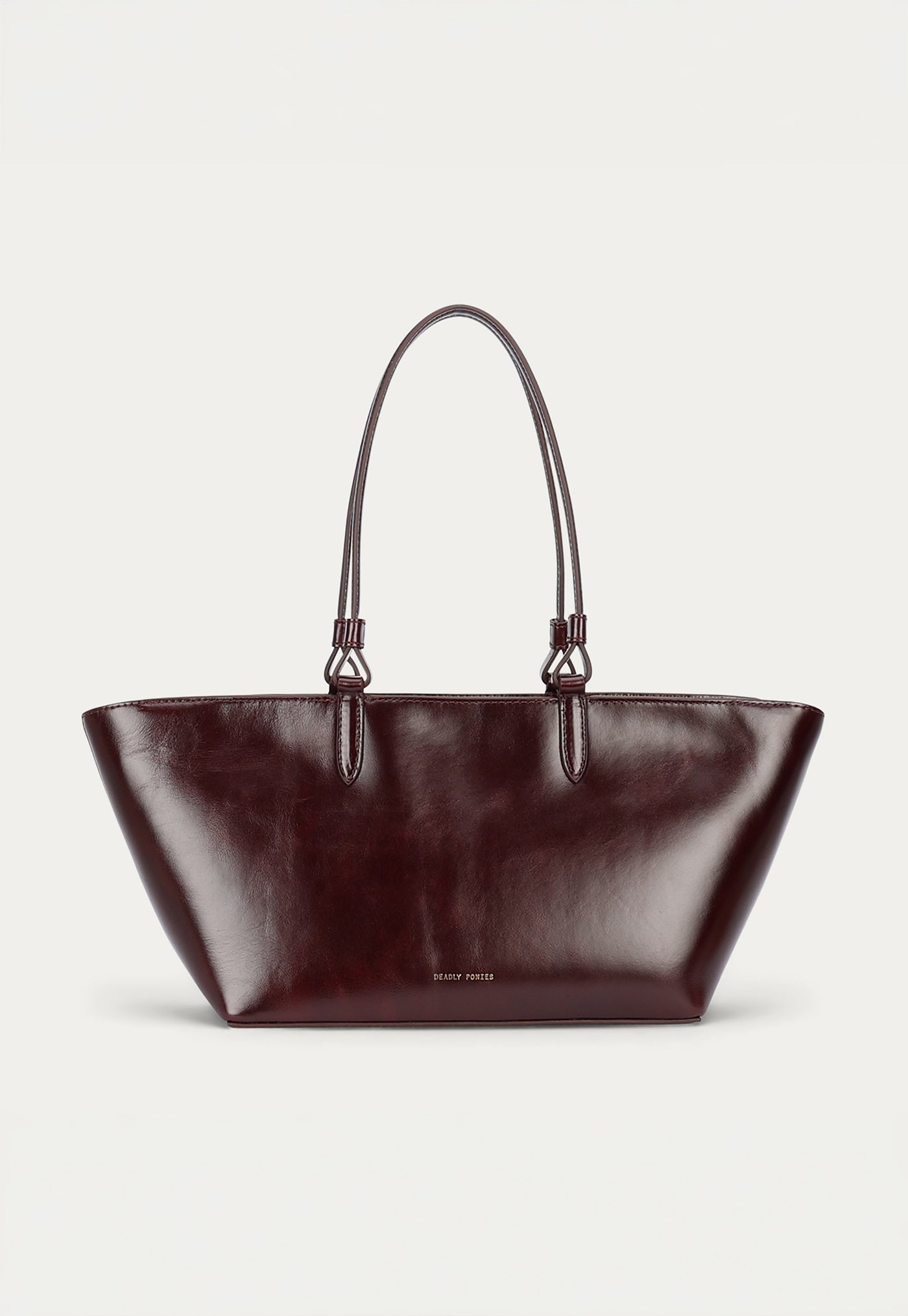 Medium Bandit Tote - Dark Cherry Gloss