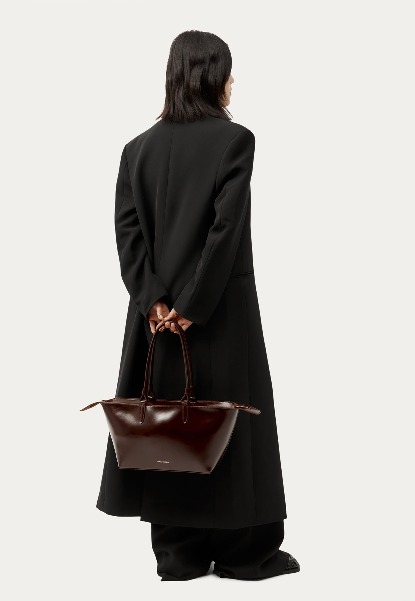 Medium Bandit Tote - Dark Cherry Gloss