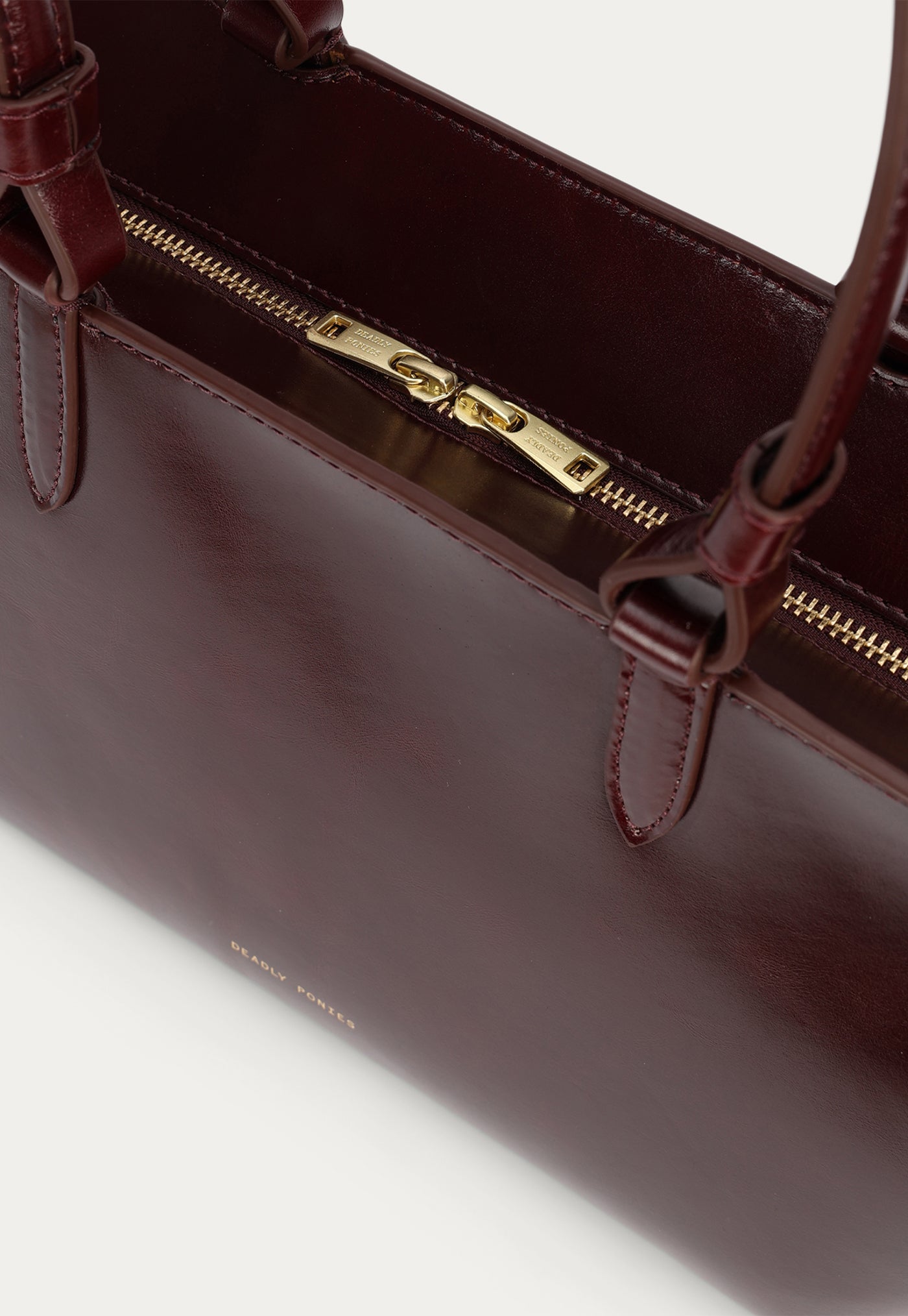 Medium Bandit Tote - Dark Cherry Gloss