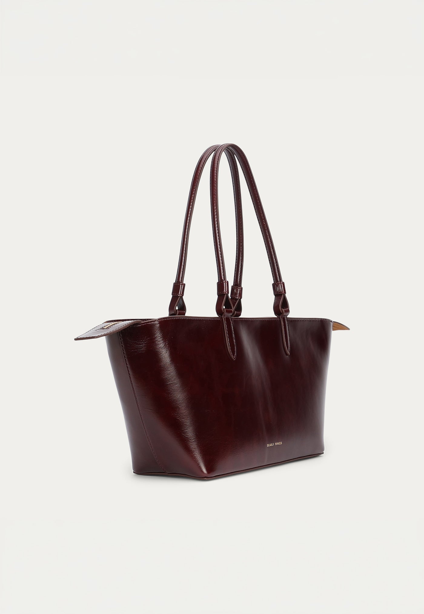 Medium Bandit Tote - Dark Cherry Gloss