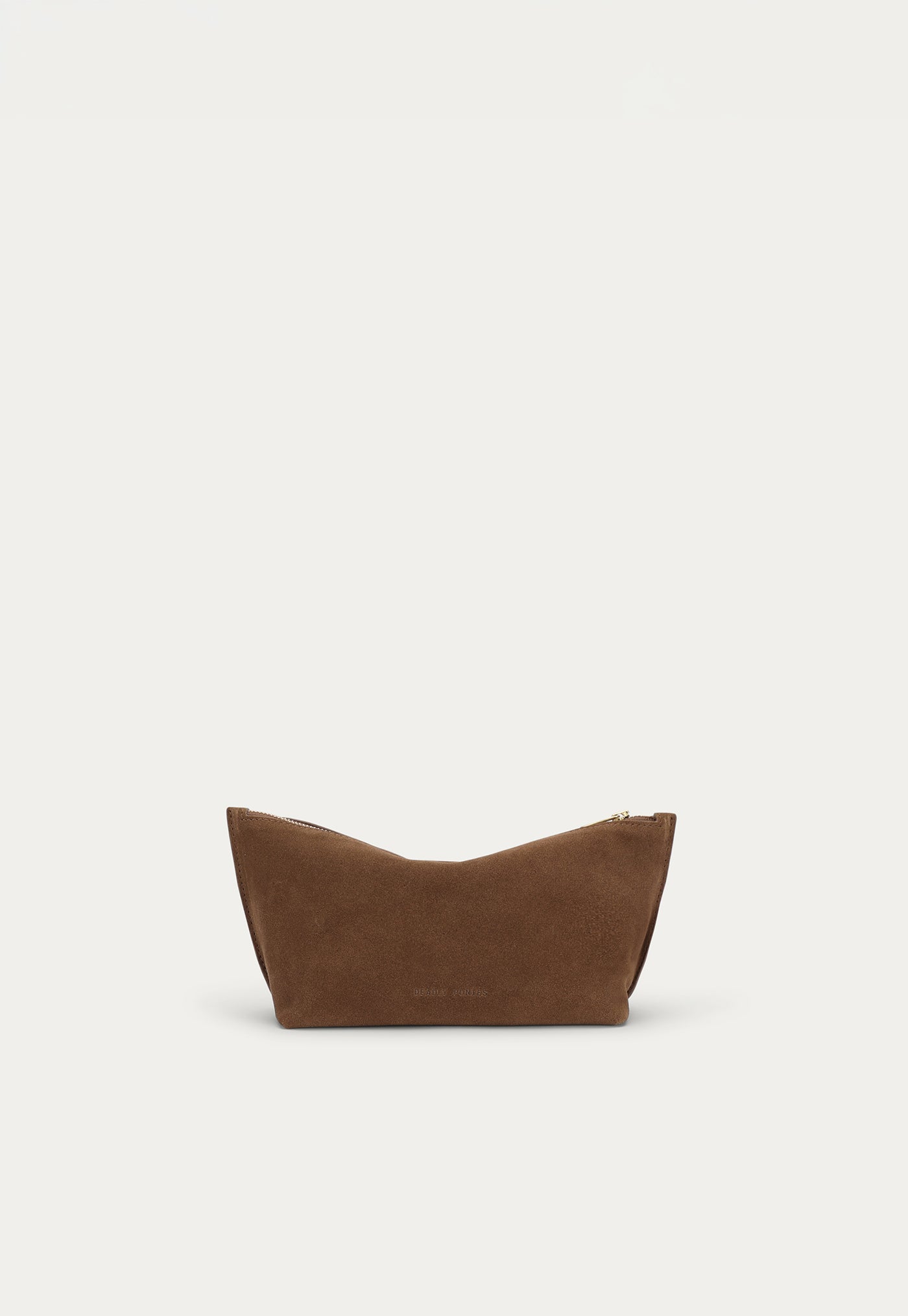 Medium Poucher - Hazel Suede
