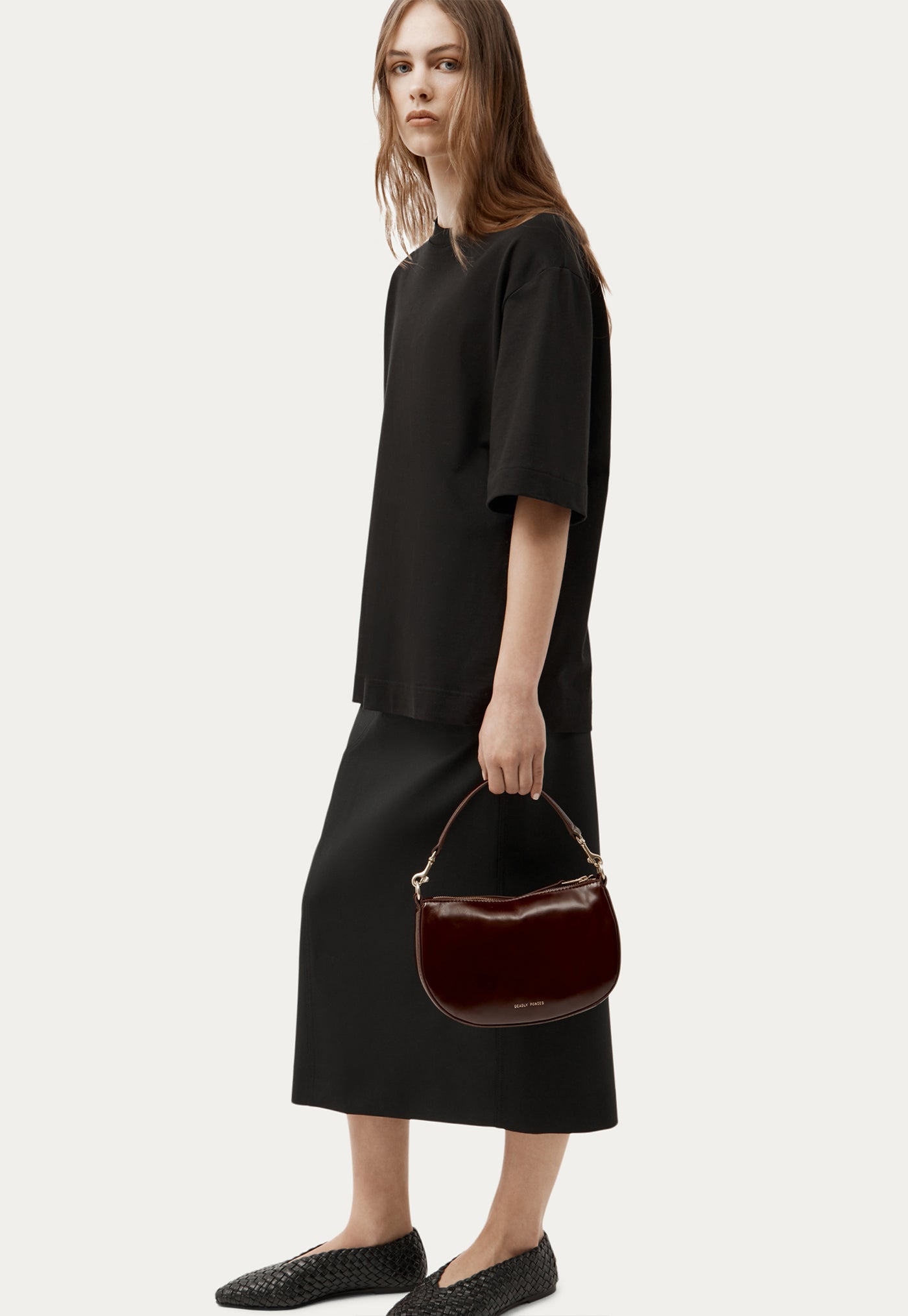 Mini Sling Bag - Dark Cherry Gloss