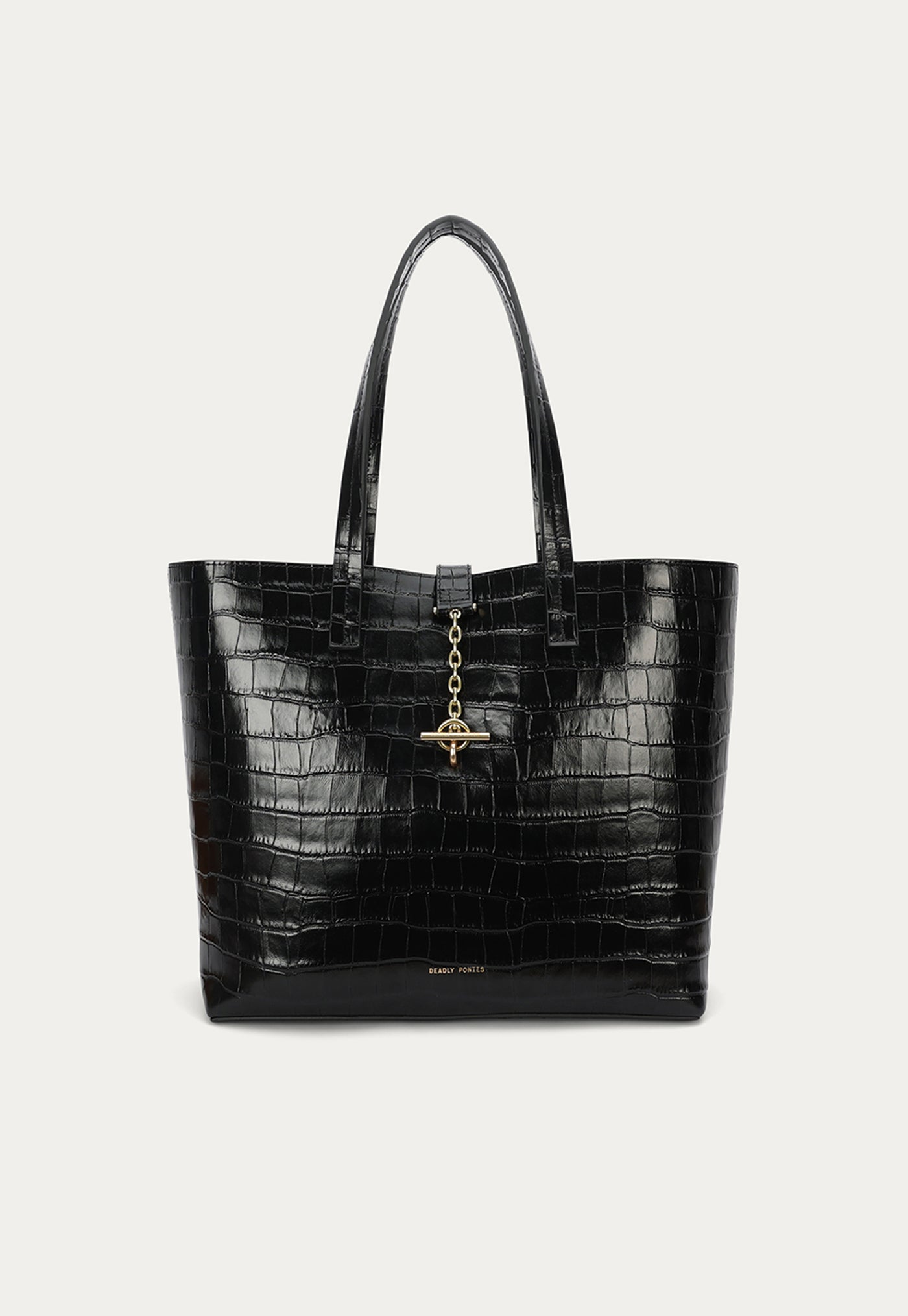 Mr Porter Tote - Black Croc