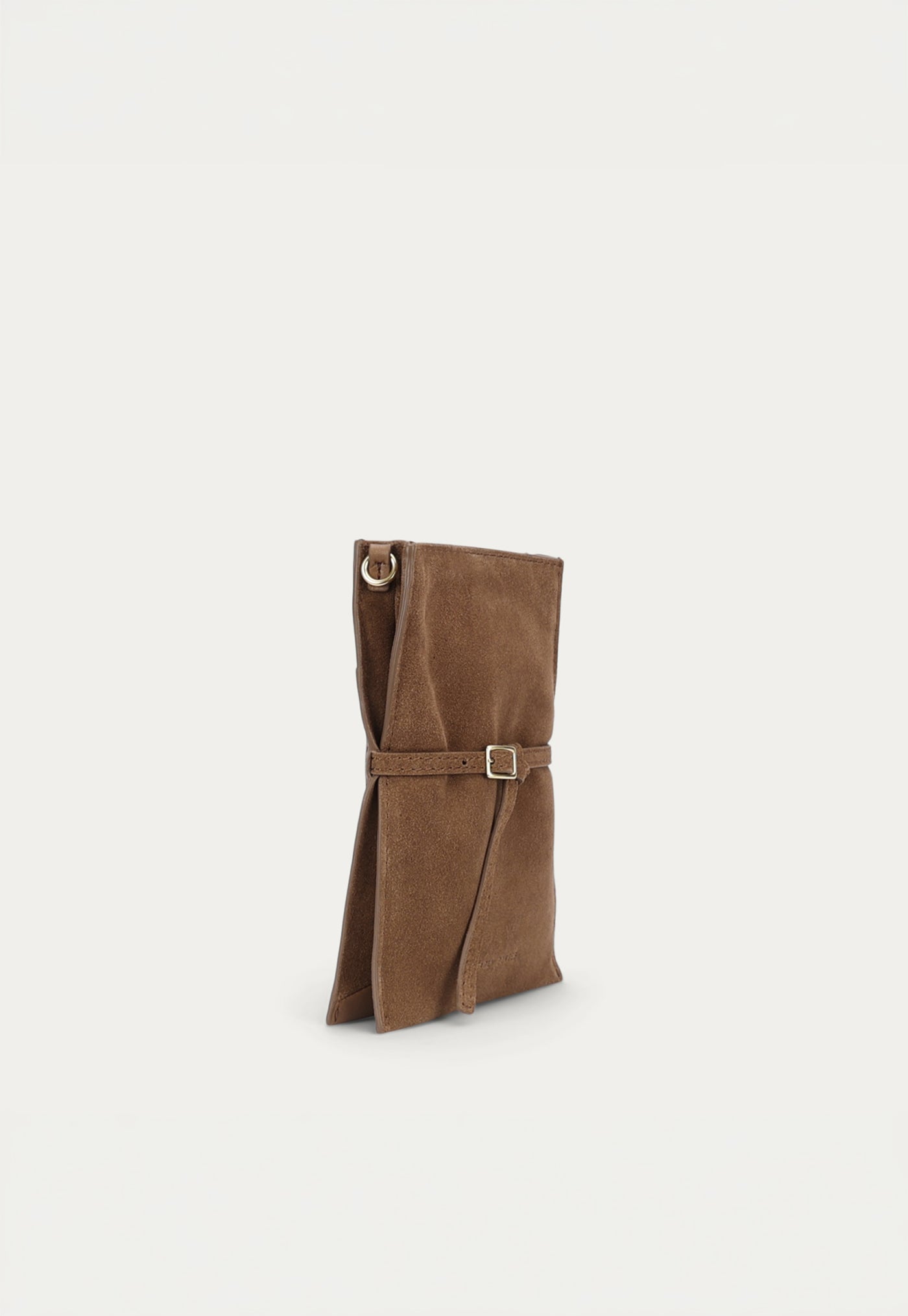 Penny Phone Pouch - Hazel Suede