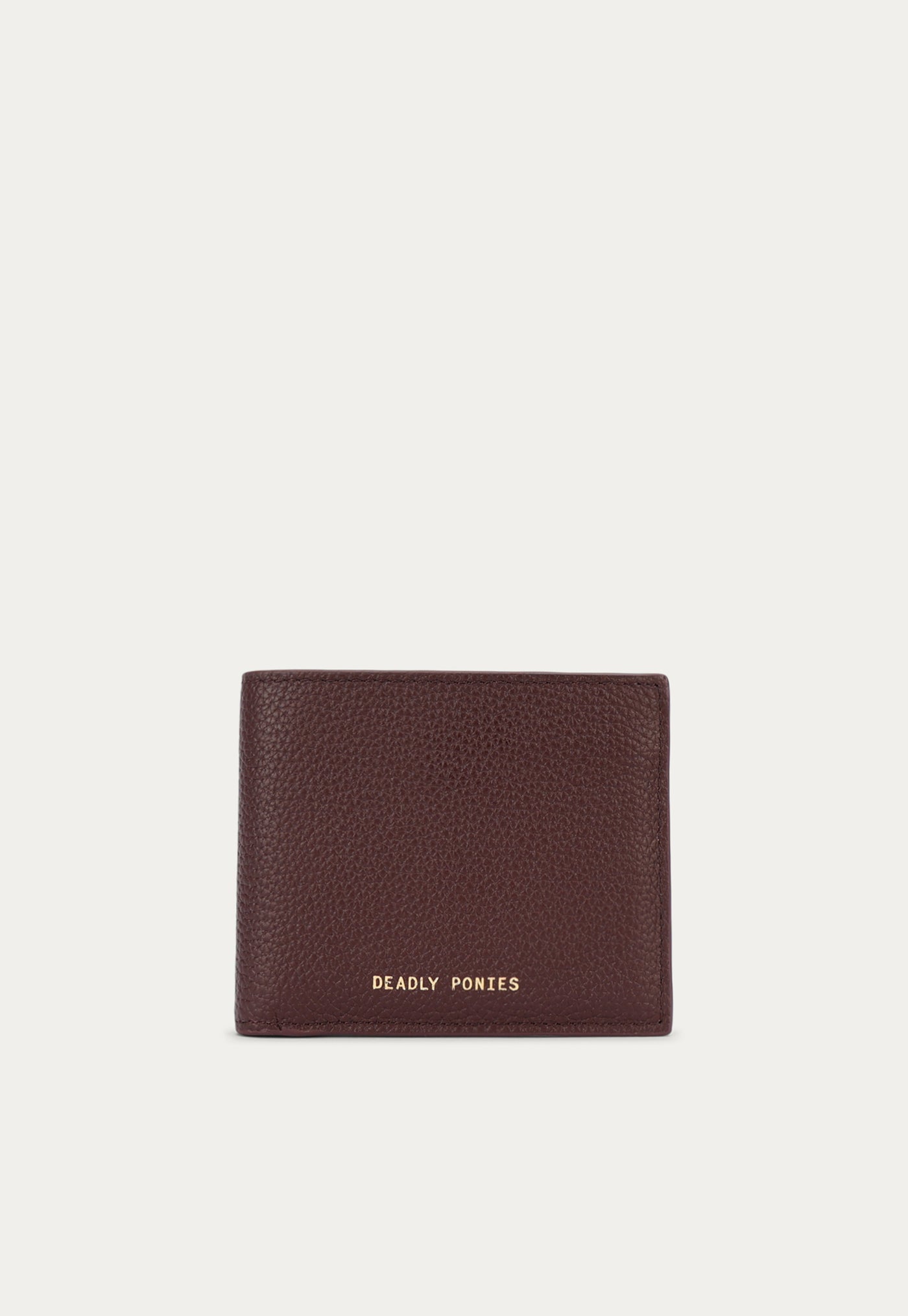 Unisex Flip Wallet - Dark Cherry