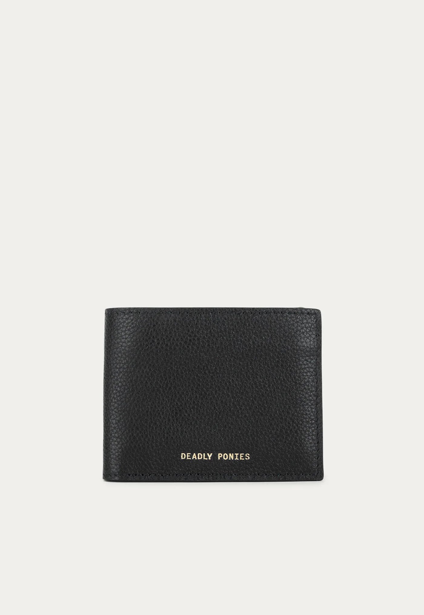 Unisex Flip Wallet - Black