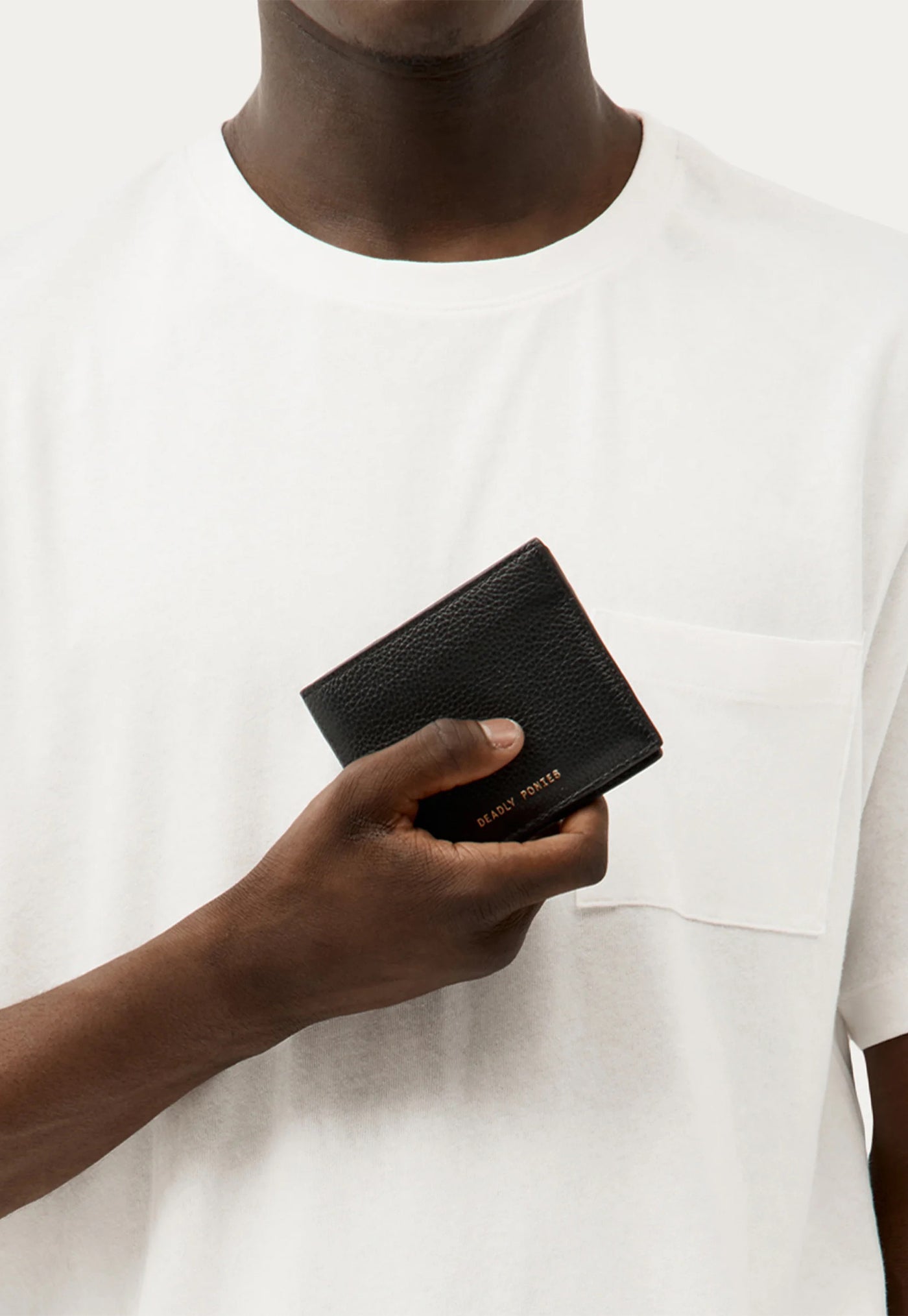 Unisex Flip Wallet - Black