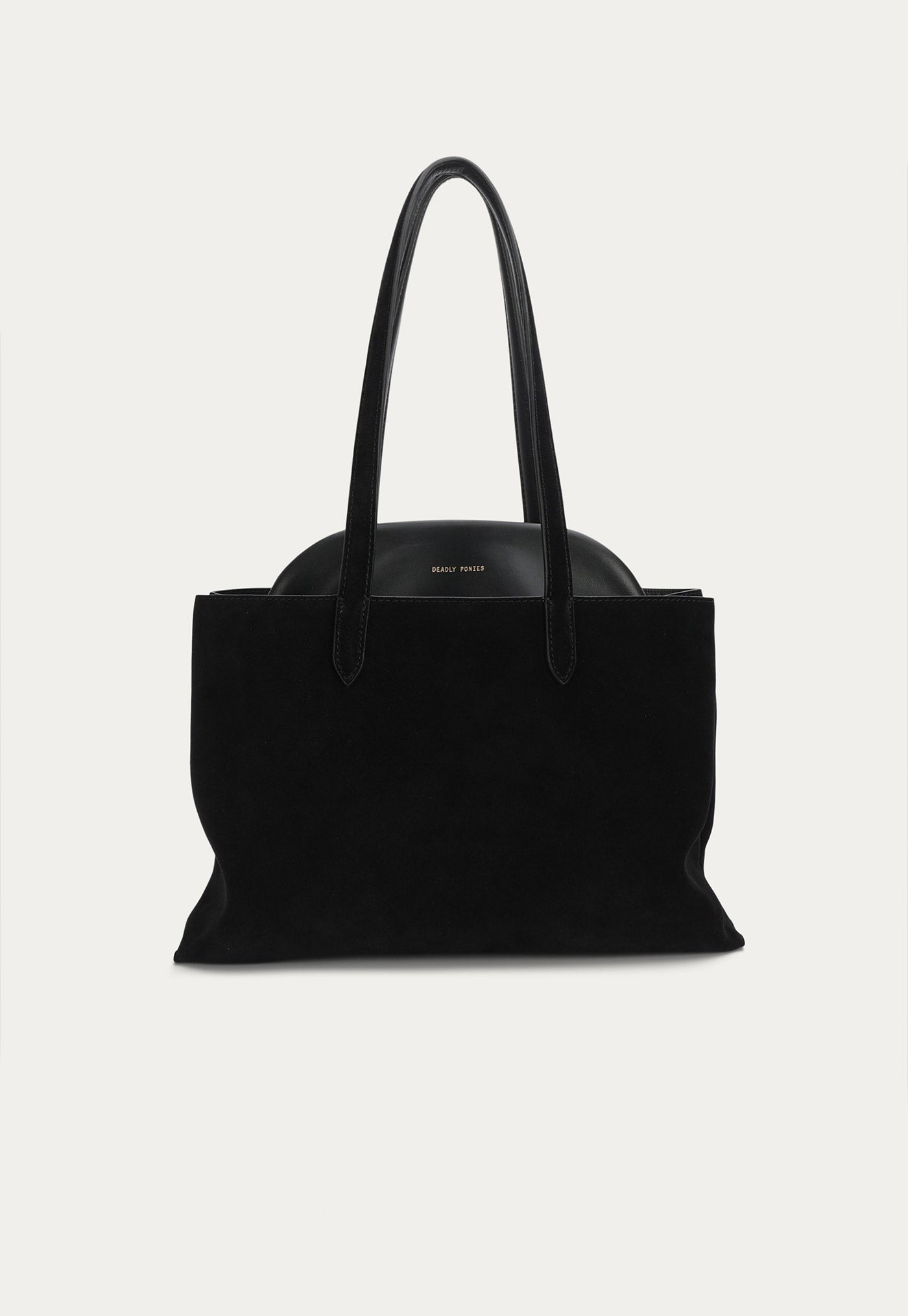 Vault Tote - Black Suede
