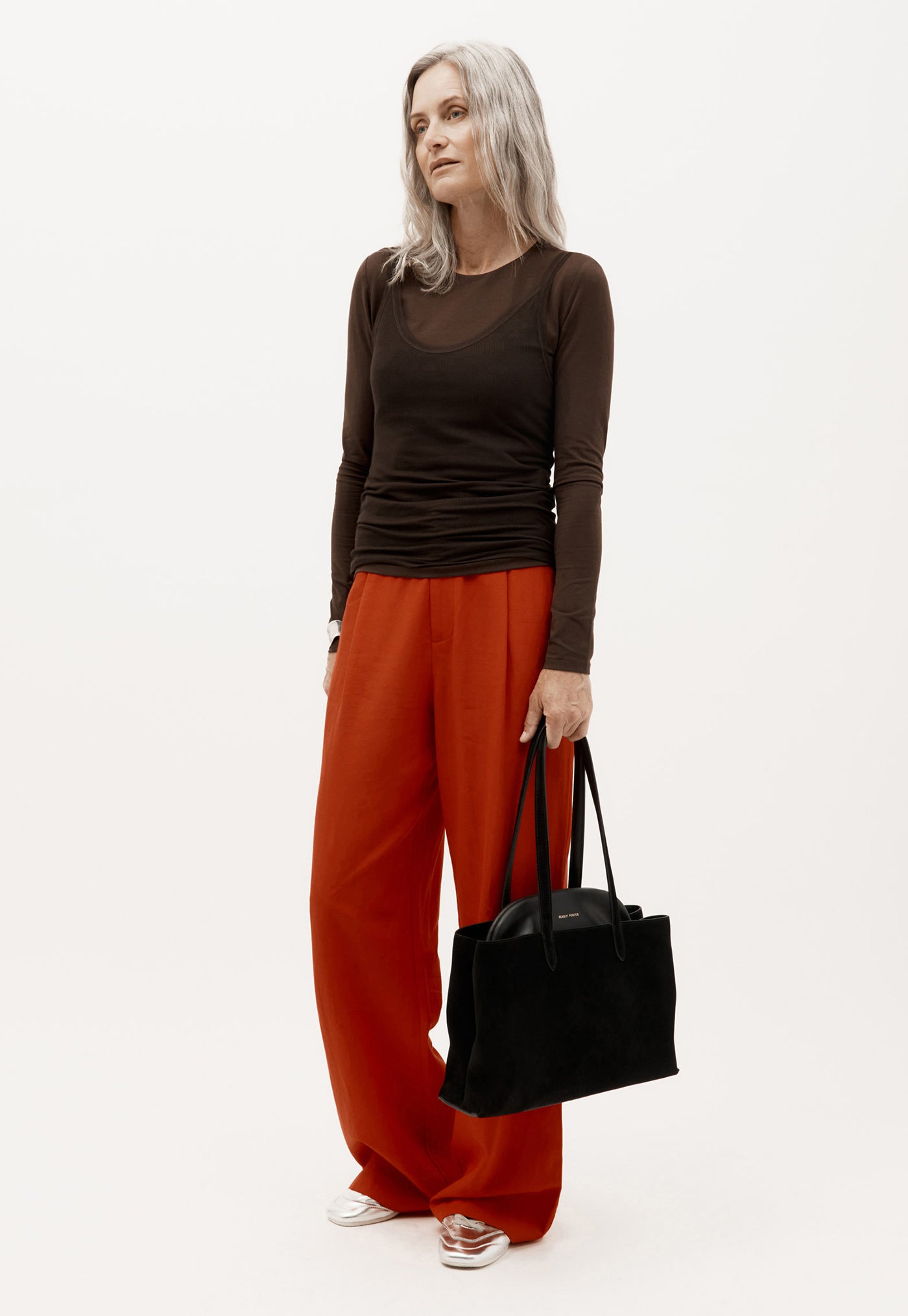 Vault Tote - Black Suede