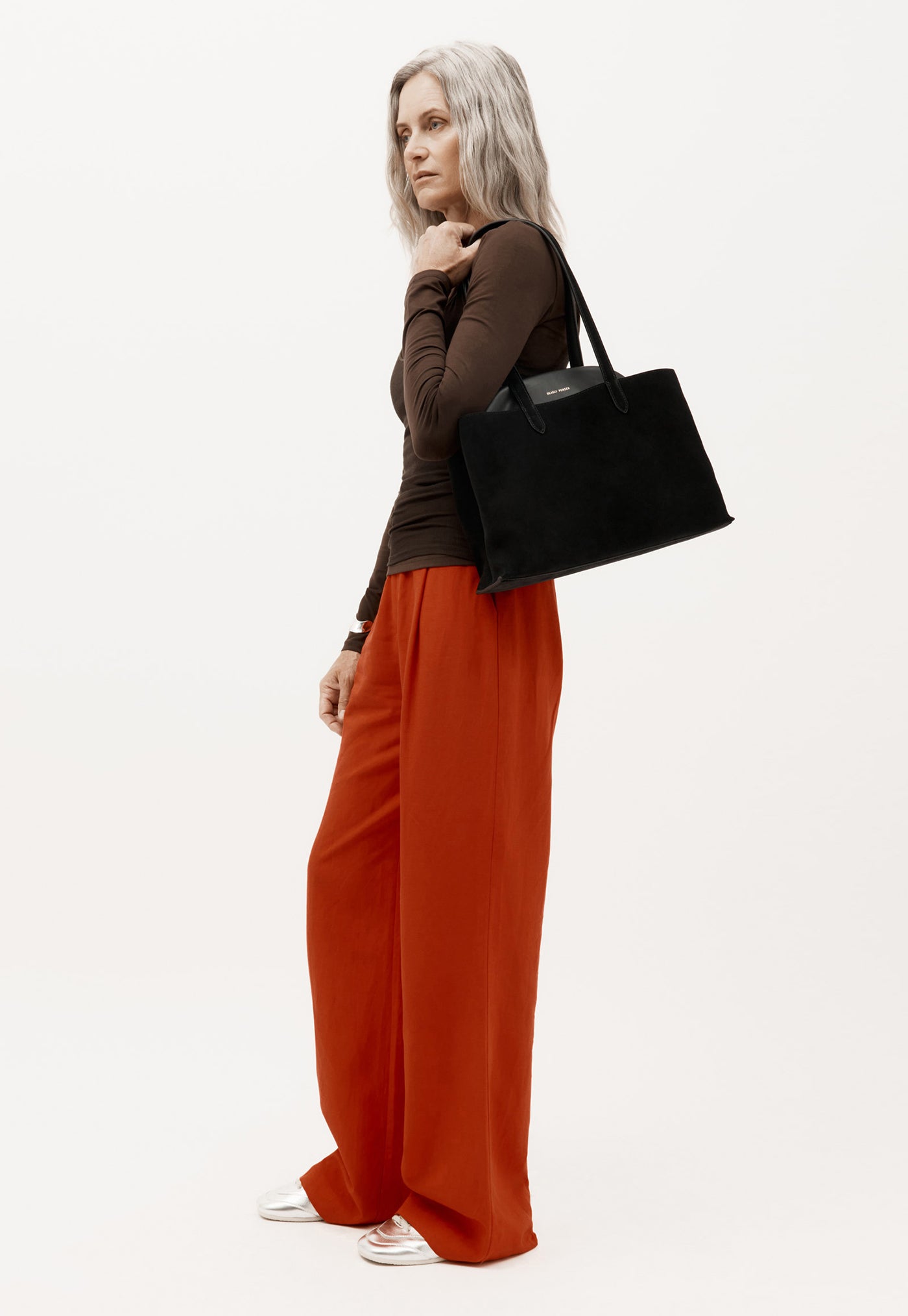 Vault Tote - Black Suede
