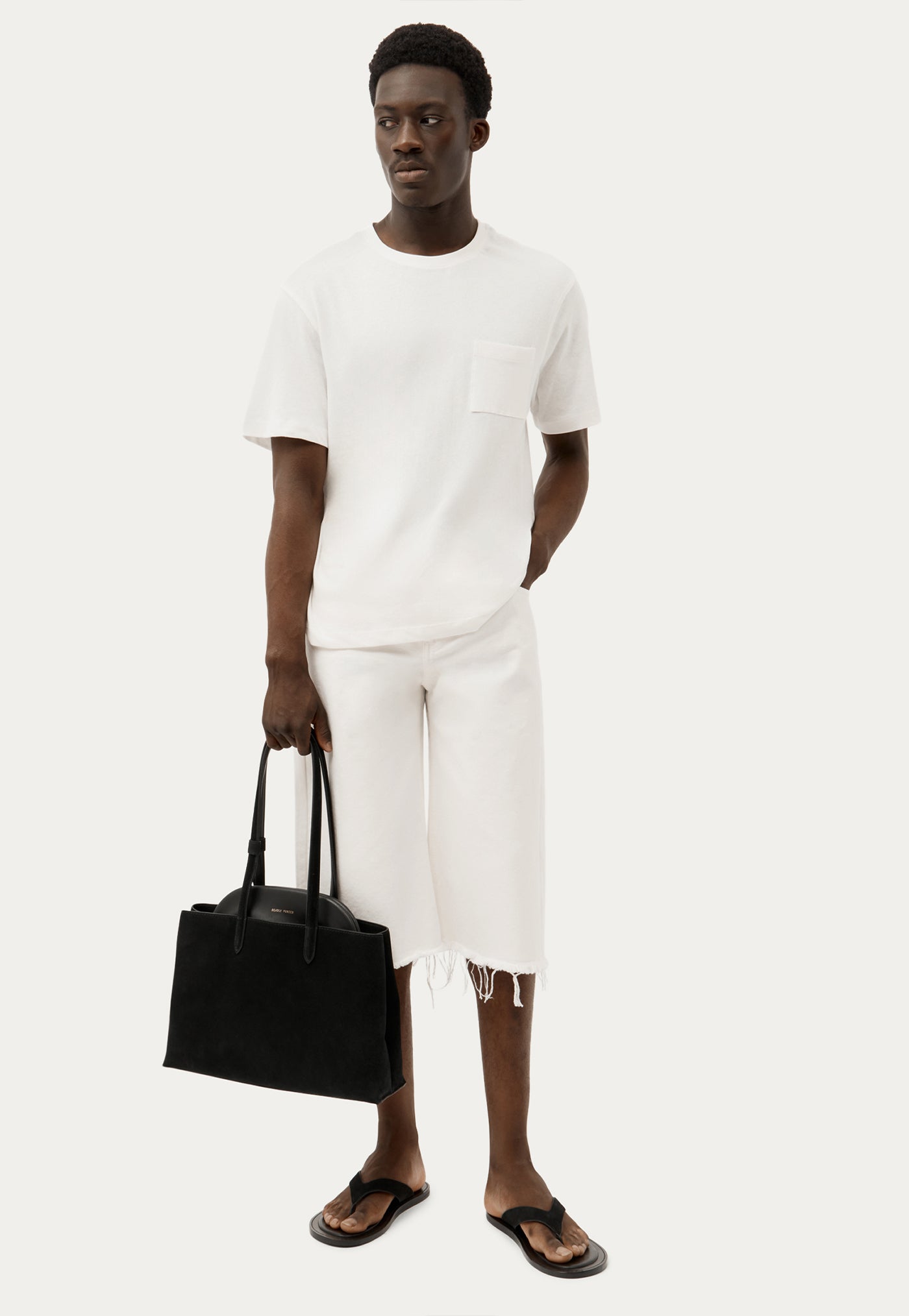 Vault Tote - Black Suede