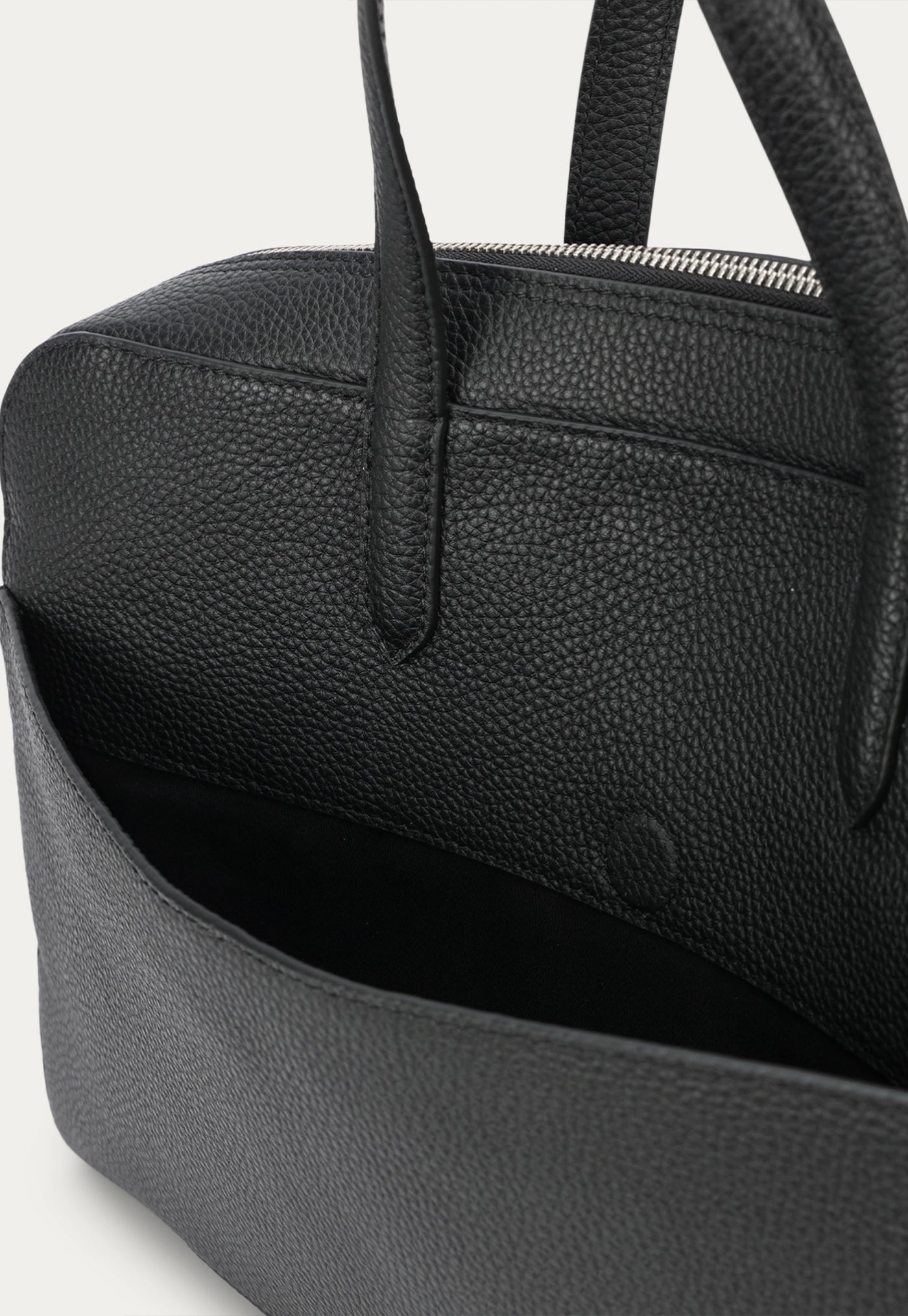 Zorro Briefcase - Black/Silver