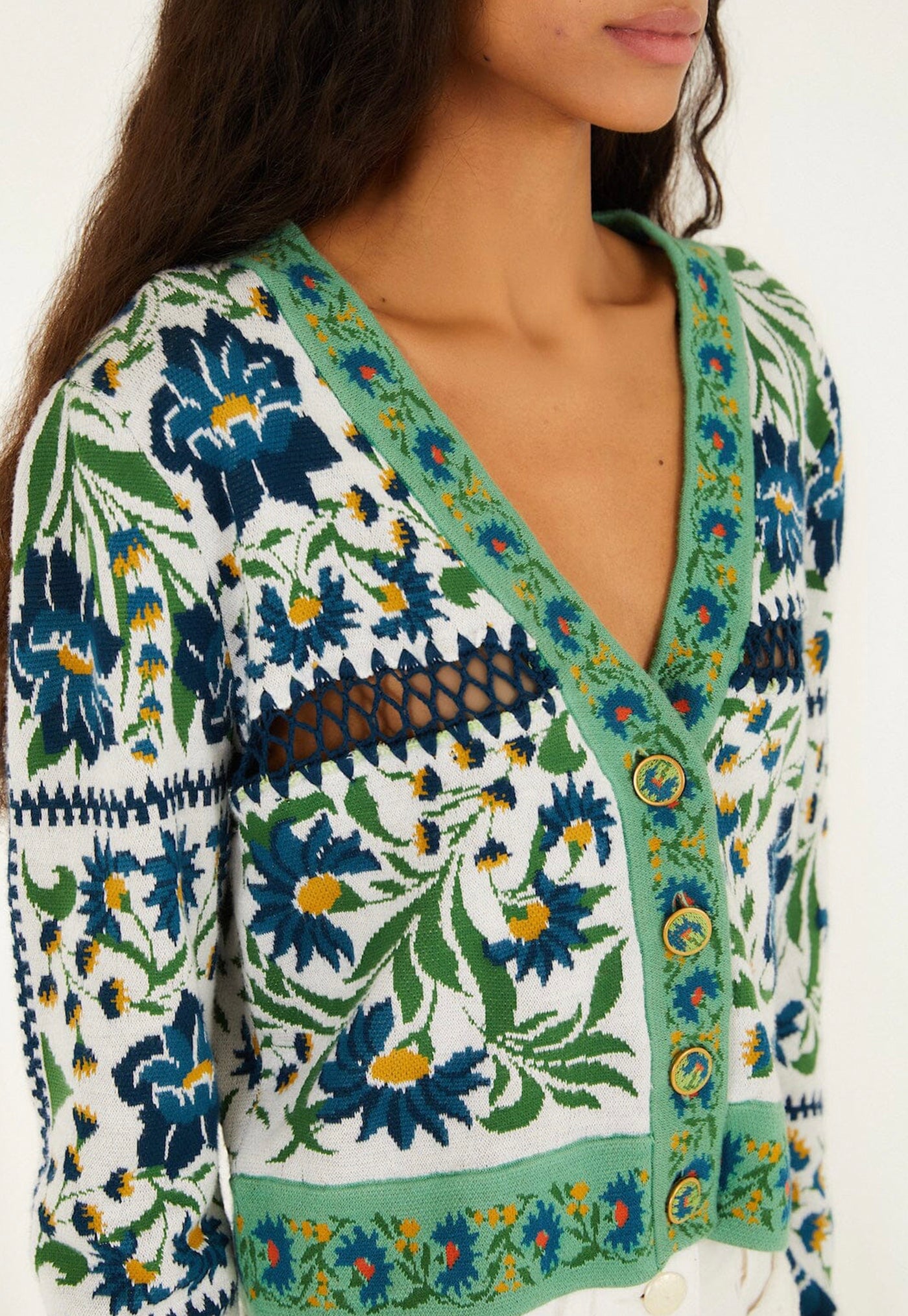 Manoela Knit Cardigan - Off White
