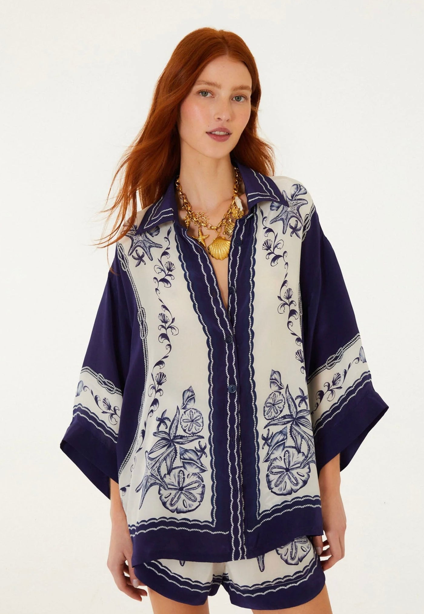 Coast Scarf Shirt - Off White