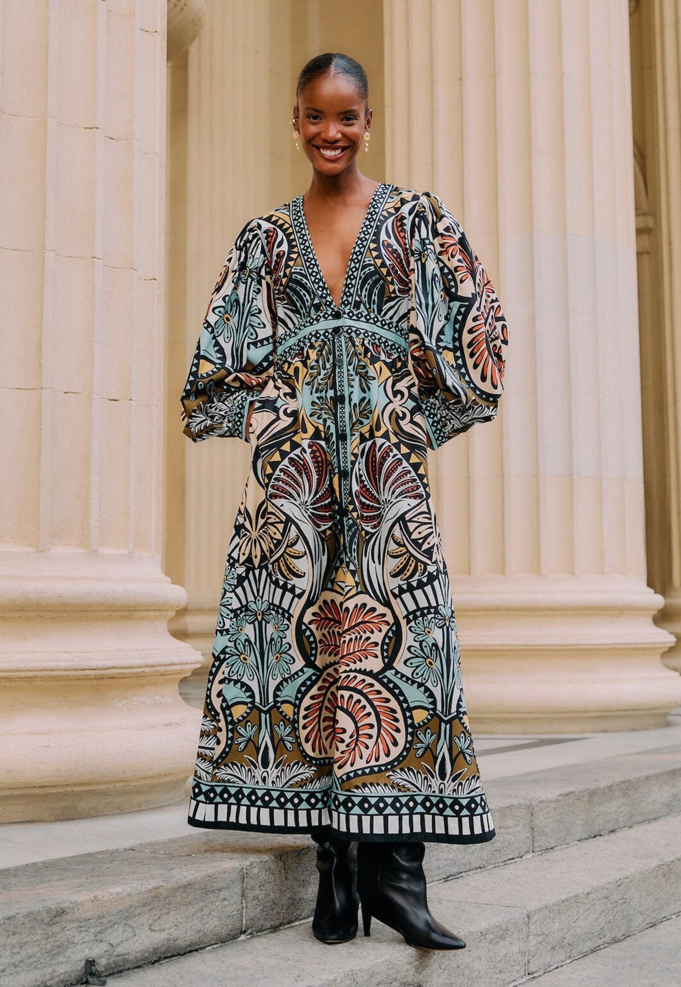 Balamana Maxi Dress - Multicolour
