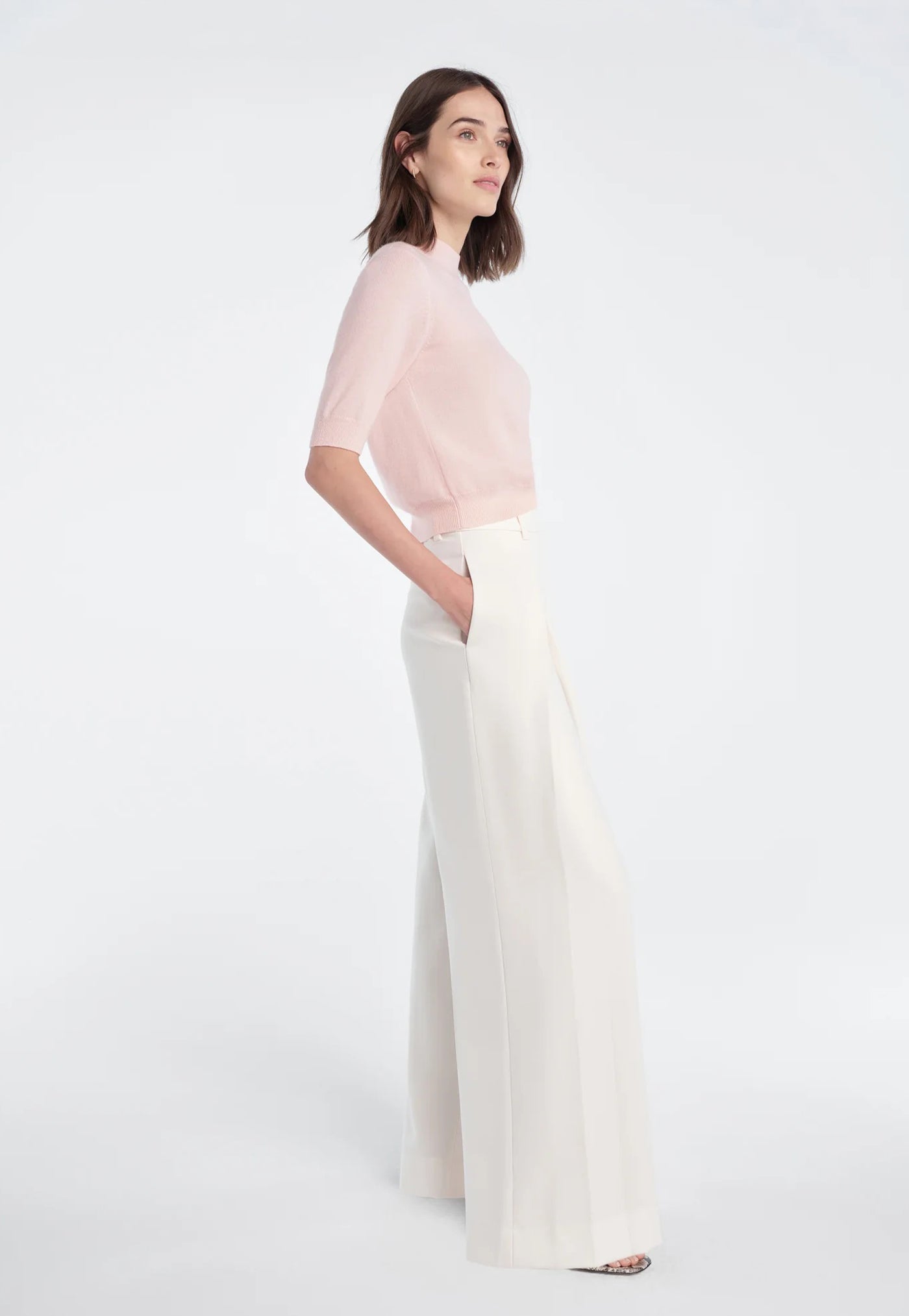Pleats For Days Pant - Ivory