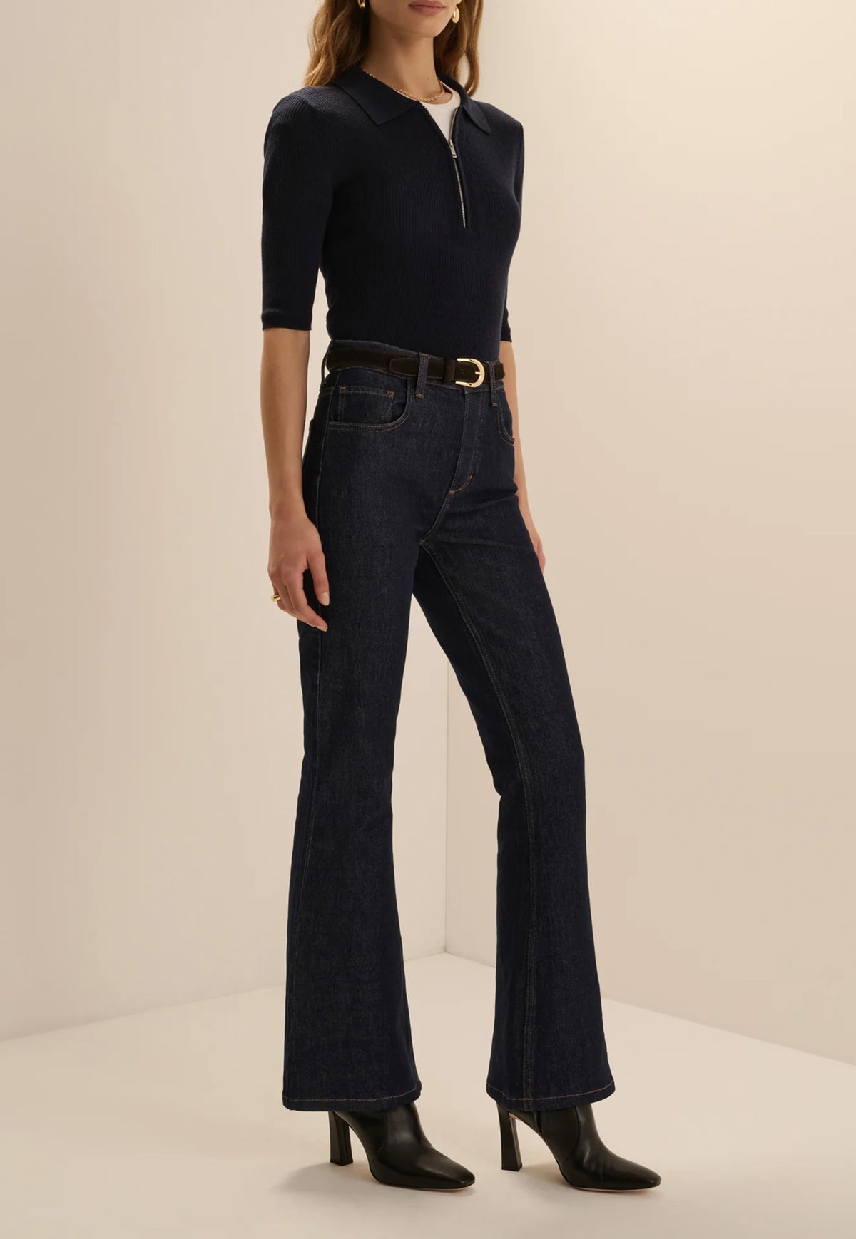The Downtown Polo - Navy