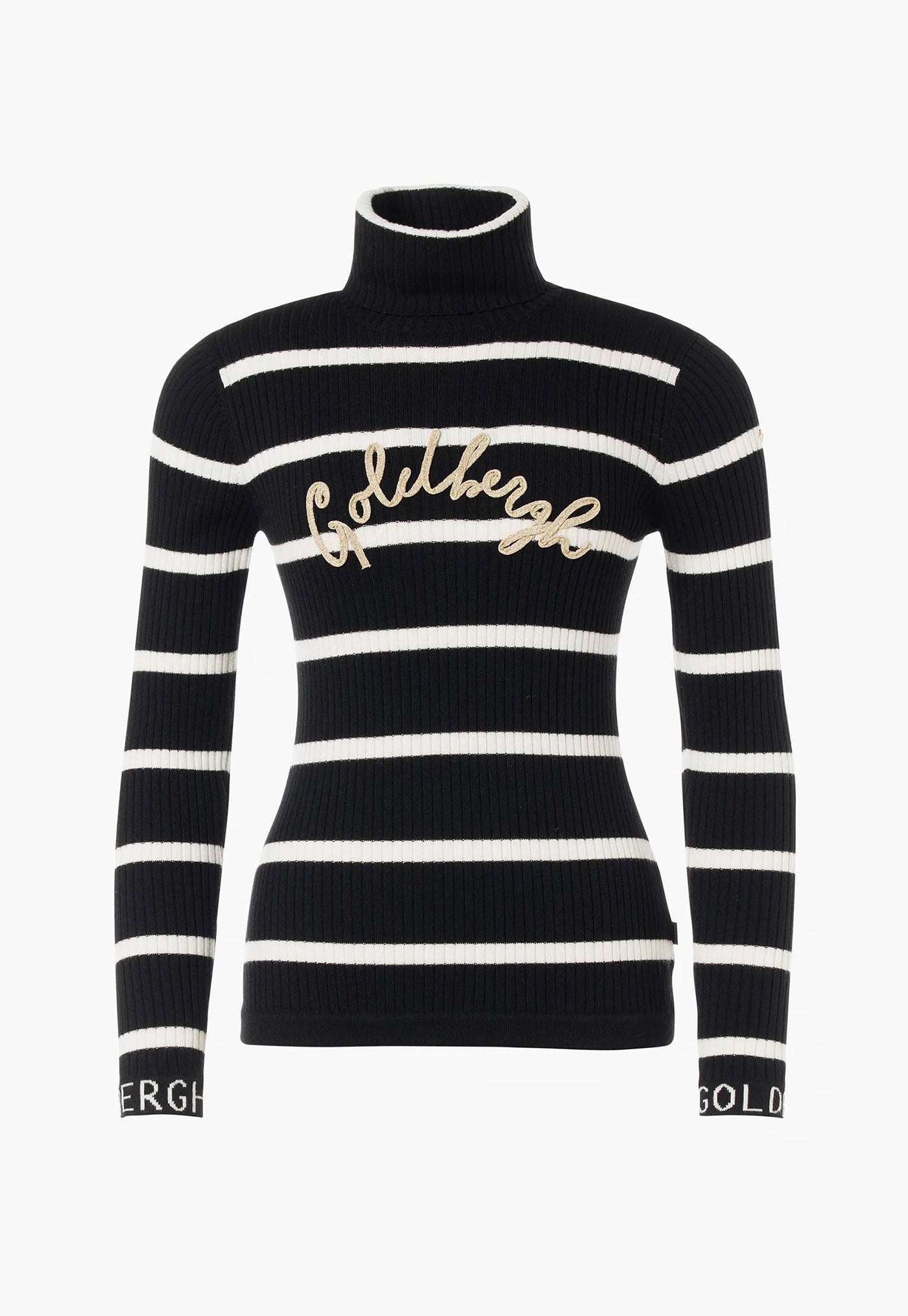 Mimi Long Sleeve Knit Sweater - Stripe Blue/Cream