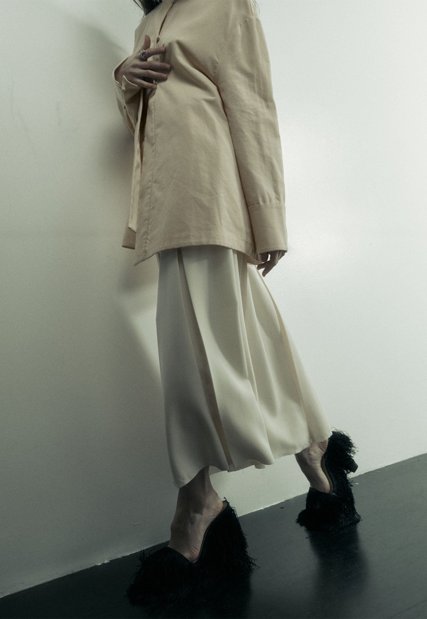 Ava Skirt - Bone