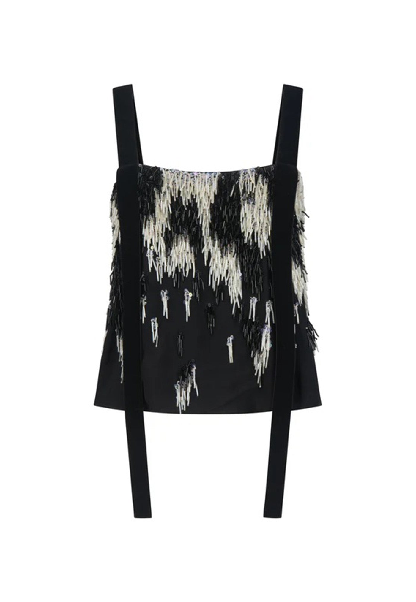 Buchanan Top - Ivory & Black